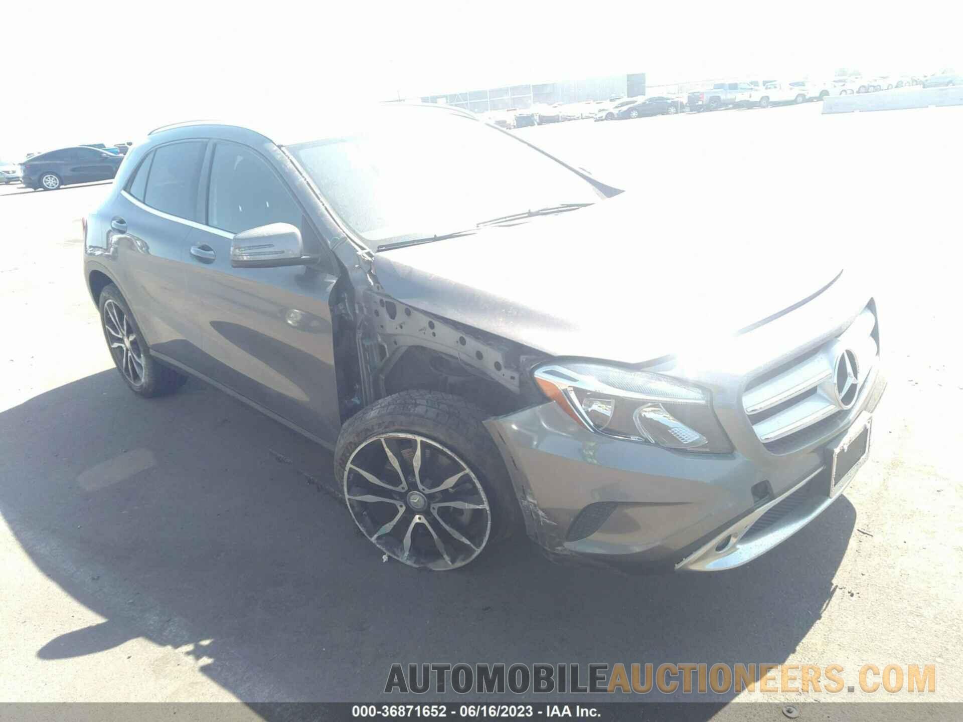 WDCTG4EB0GJ210574 MERCEDES-BENZ GLA 2016