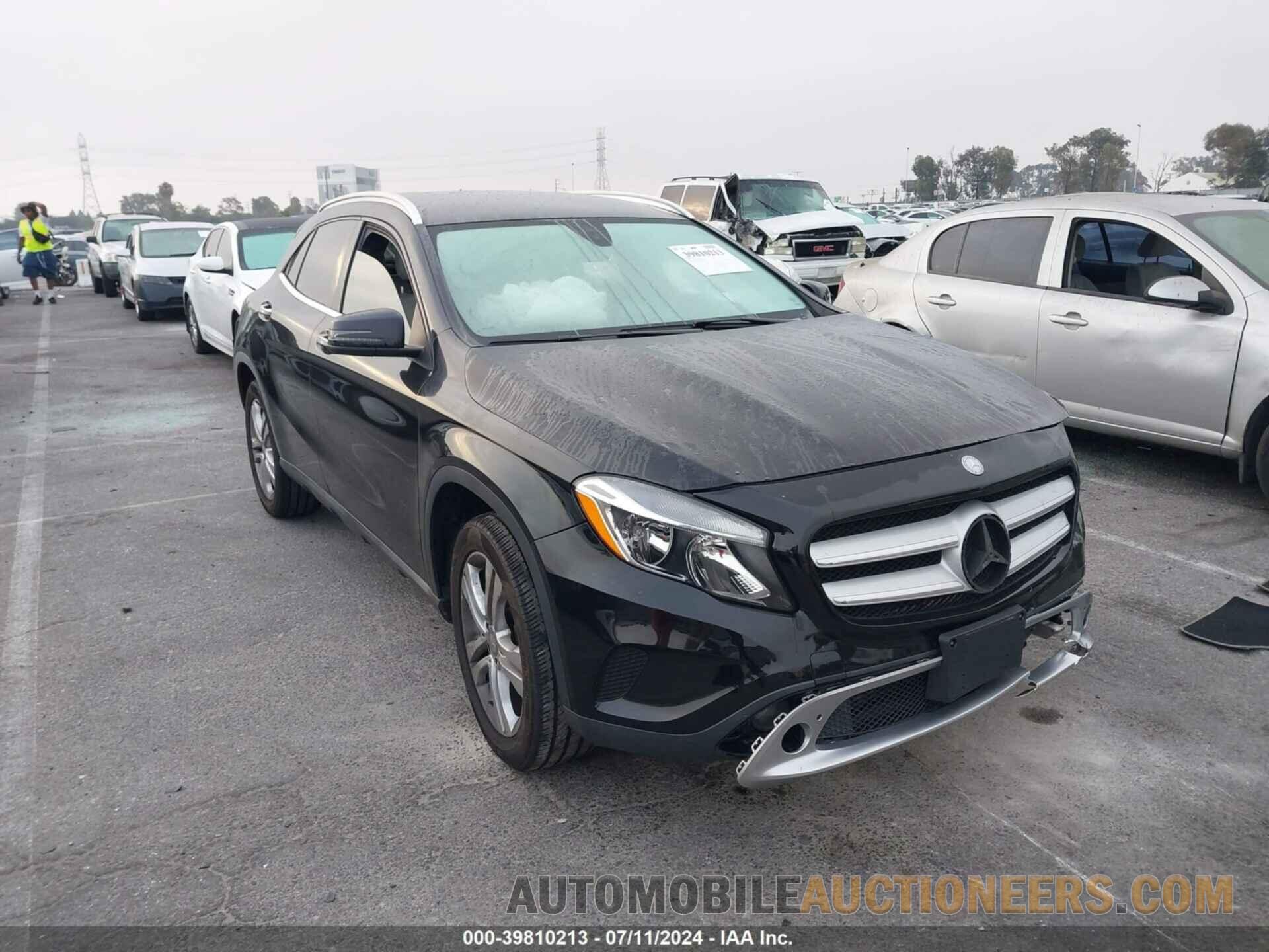 WDCTG4EB0GJ211255 MERCEDES-BENZ GLA 2016