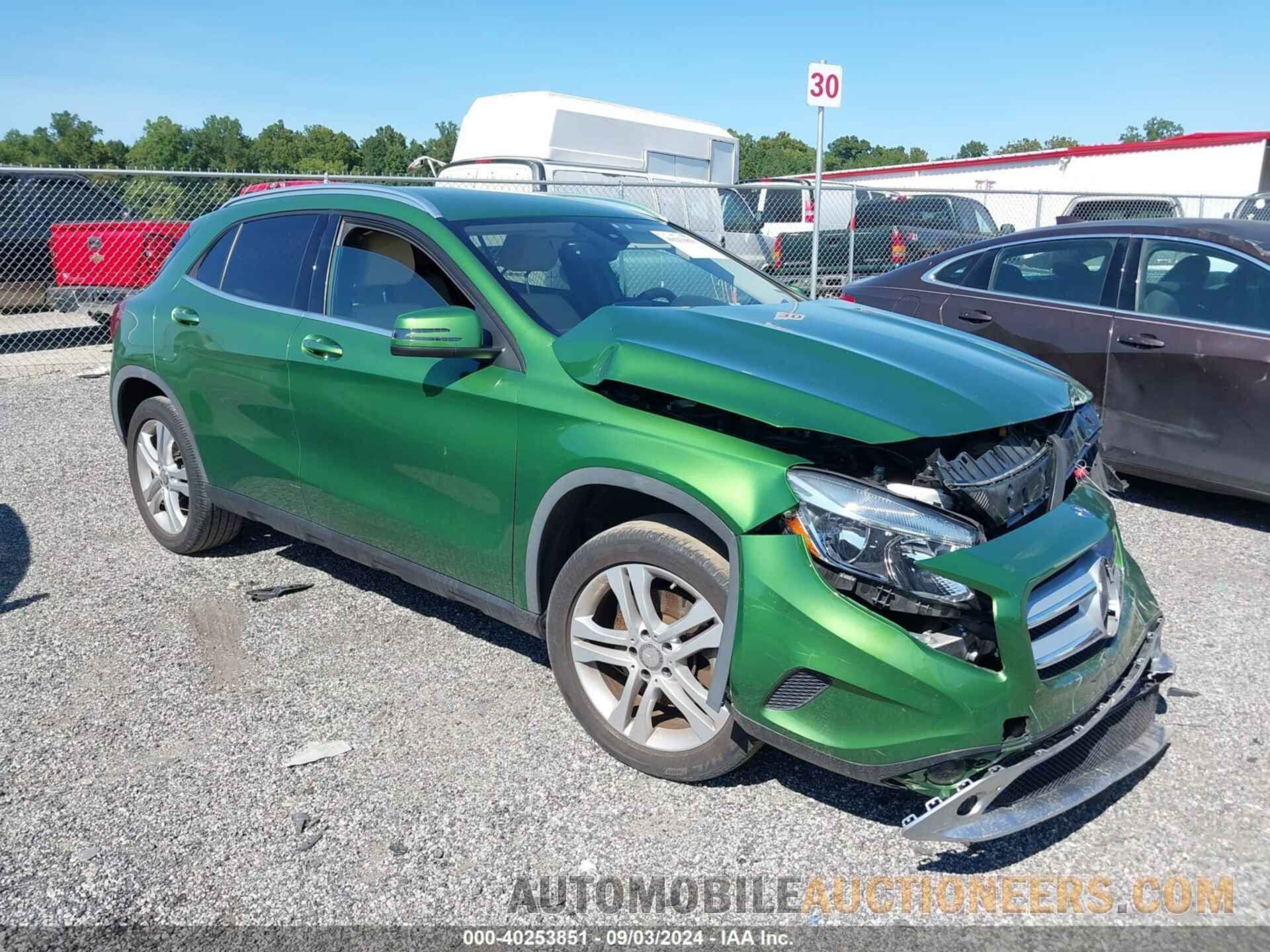 WDCTG4EB0GJ235376 MERCEDES-BENZ GLA 250 2016