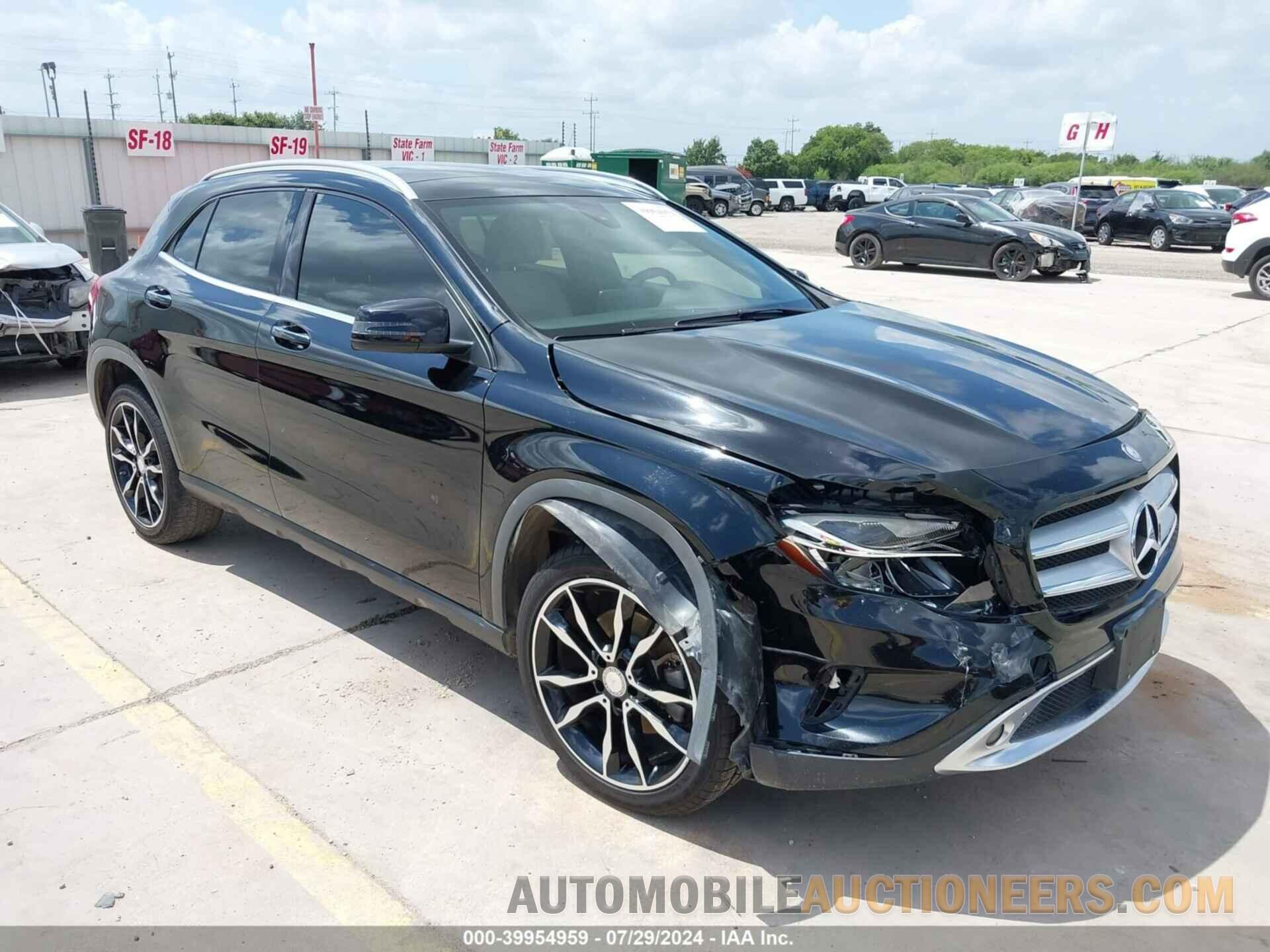 WDCTG4EB0GJ247303 MERCEDES-BENZ GLA 250 2016