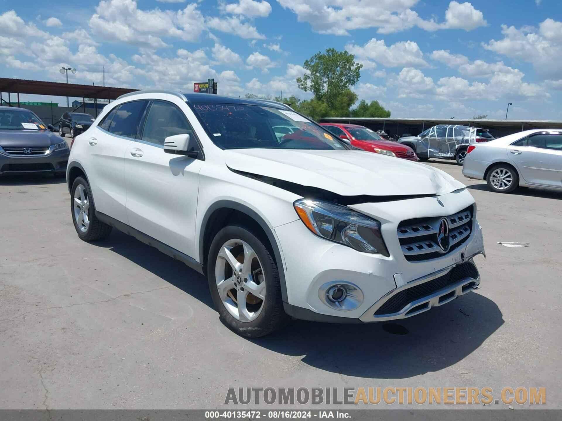 WDCTG4EB0JJ477835 MERCEDES-BENZ GLA 250 2018