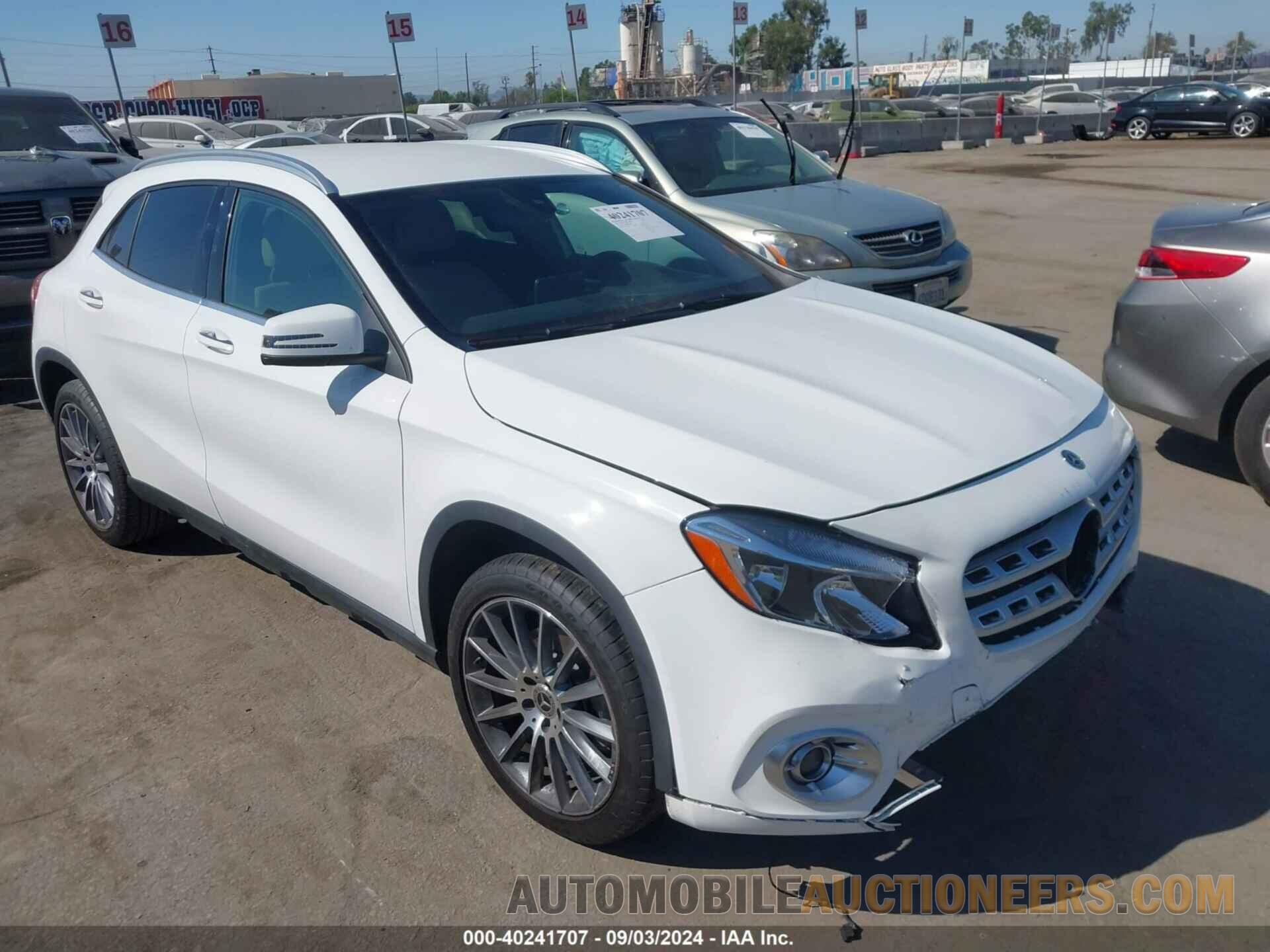 WDCTG4EB0JJ501180 MERCEDES-BENZ GLA 250 2018