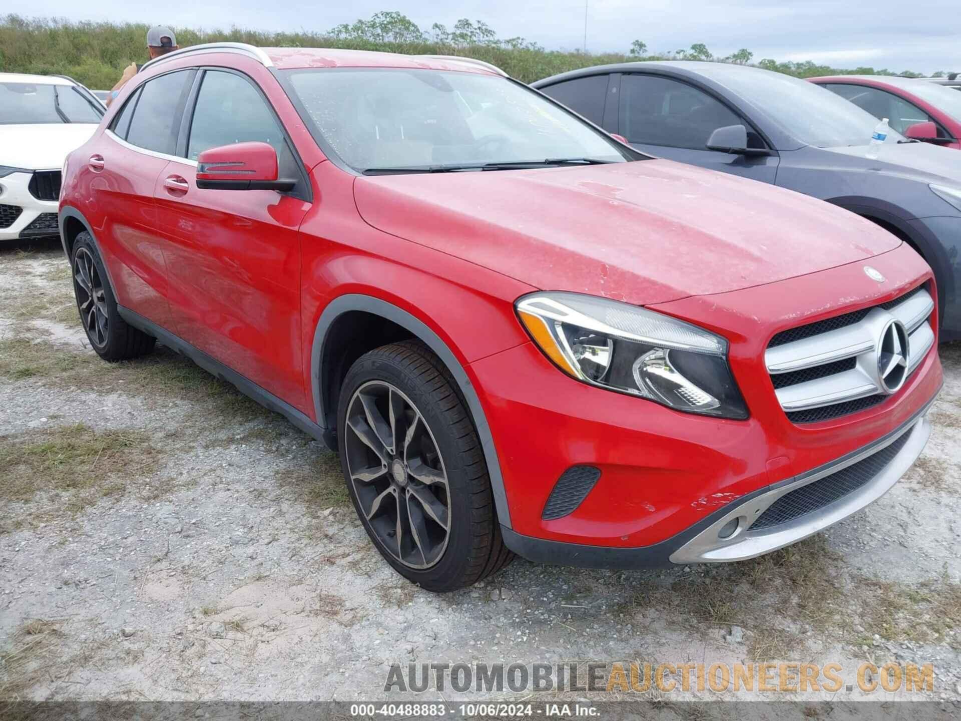 WDCTG4EB1GJ255233 MERCEDES-BENZ GLA 2016