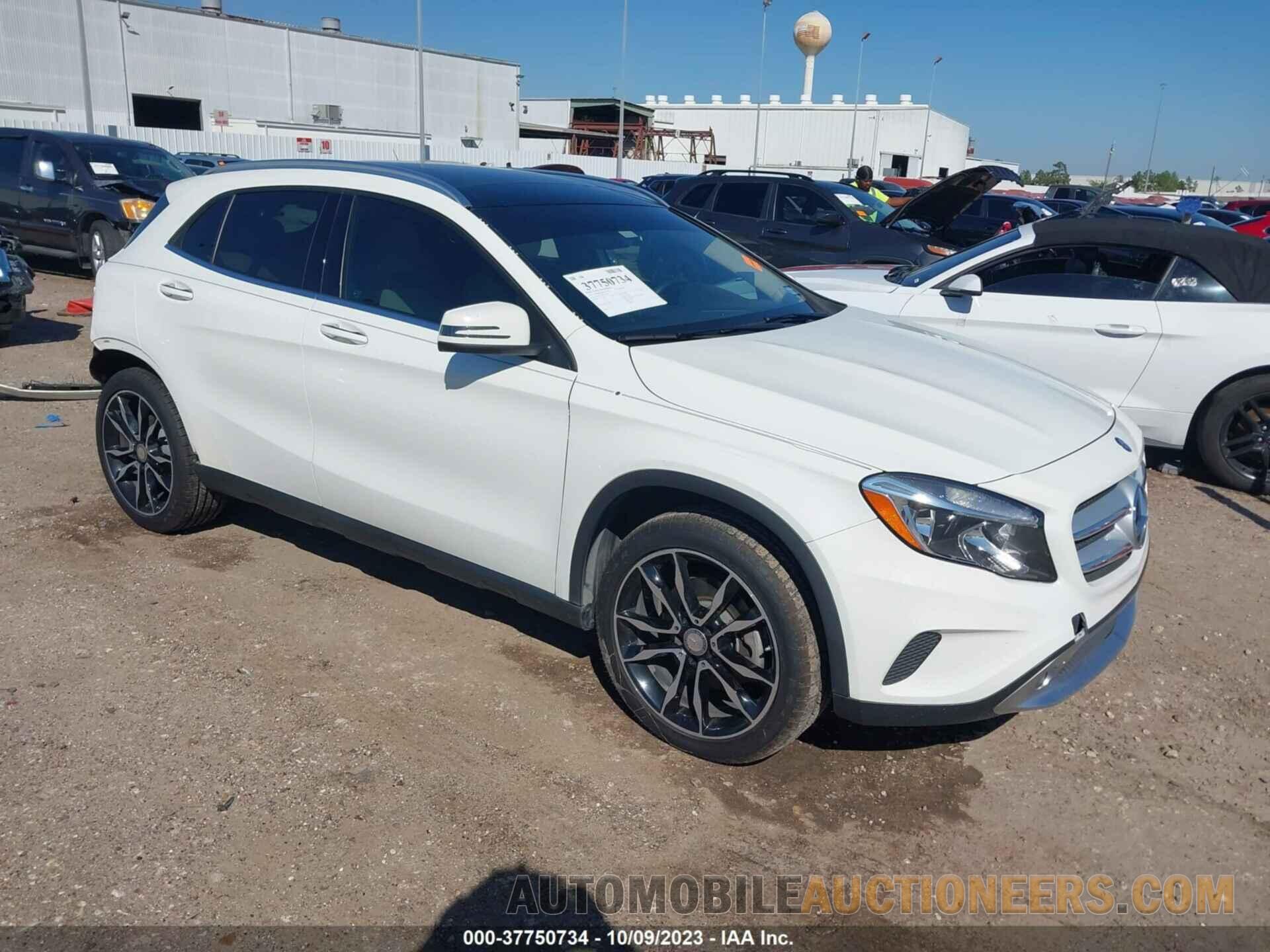 WDCTG4EB2FJ174210 MERCEDES-BENZ GLA-CLASS 2015