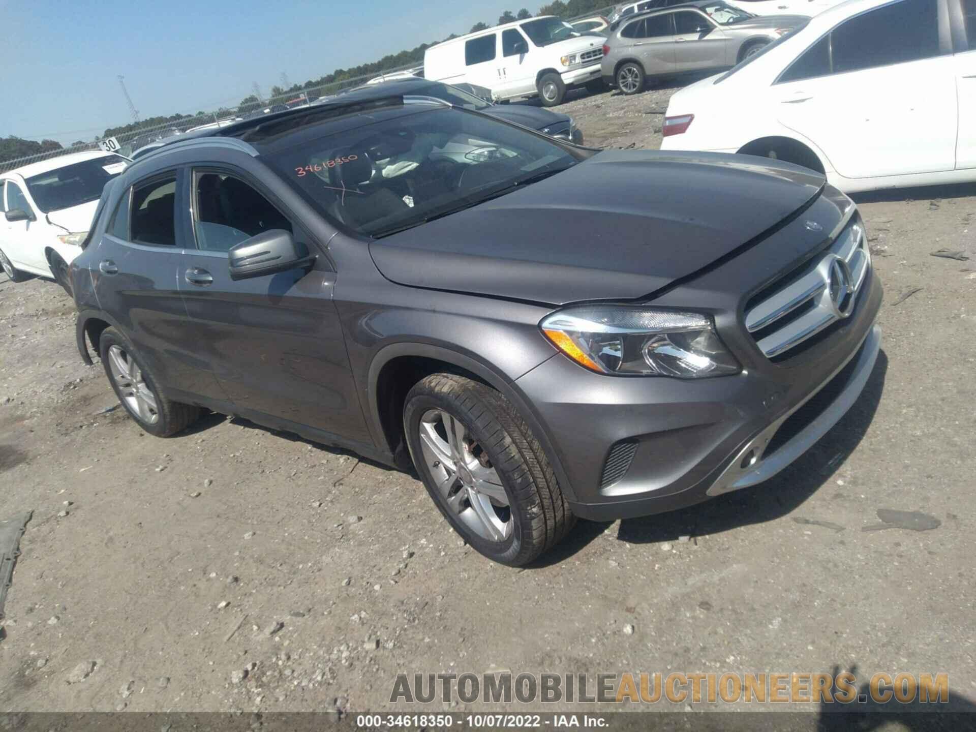 WDCTG4EB2GJ206235 MERCEDES-BENZ GLA 2016