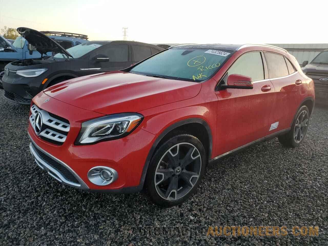 WDCTG4EB2KU003143 MERCEDES-BENZ GLA-CLASS 2019