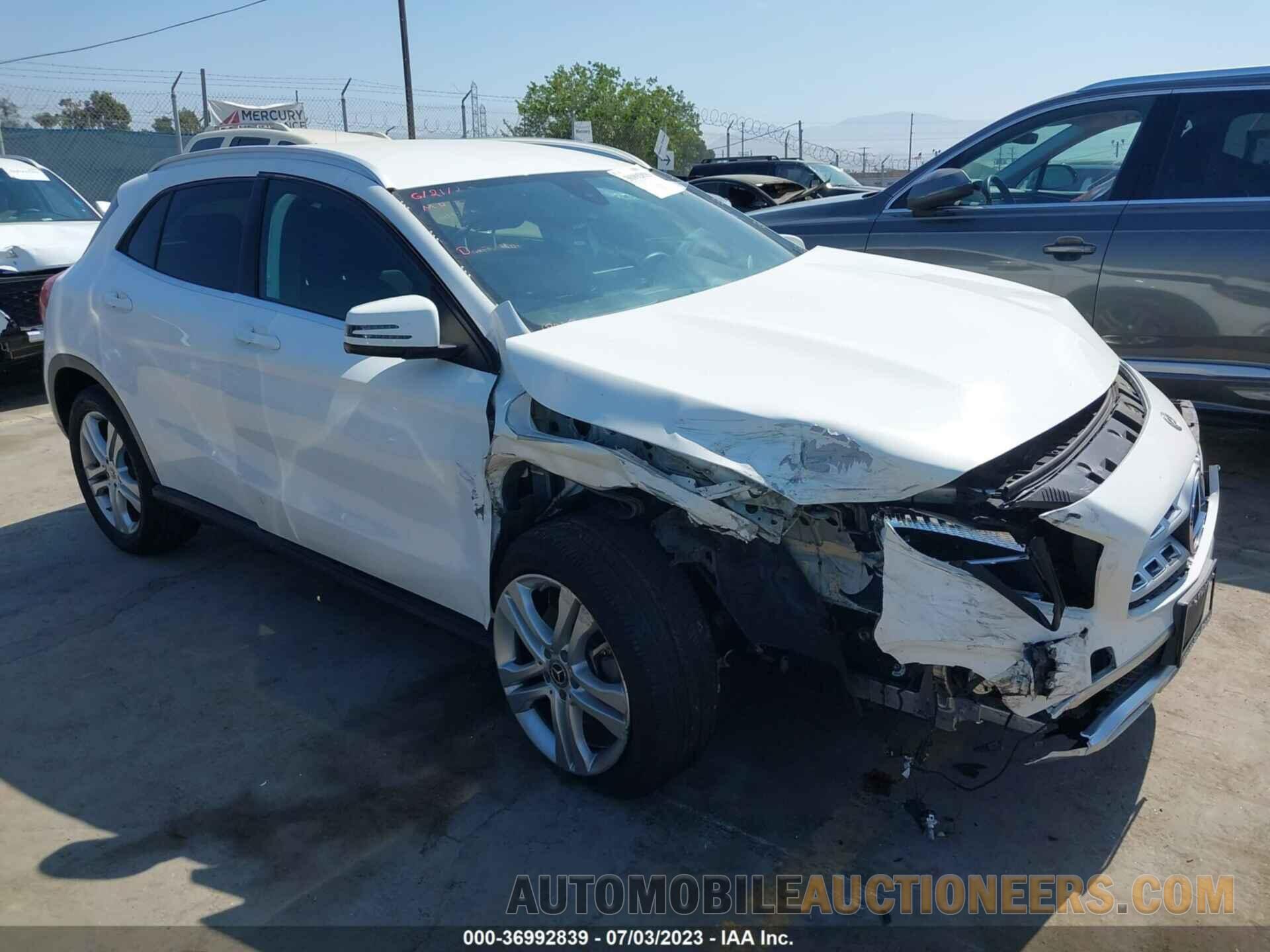 WDCTG4EB2LU022244 MERCEDES-BENZ GLA 2020