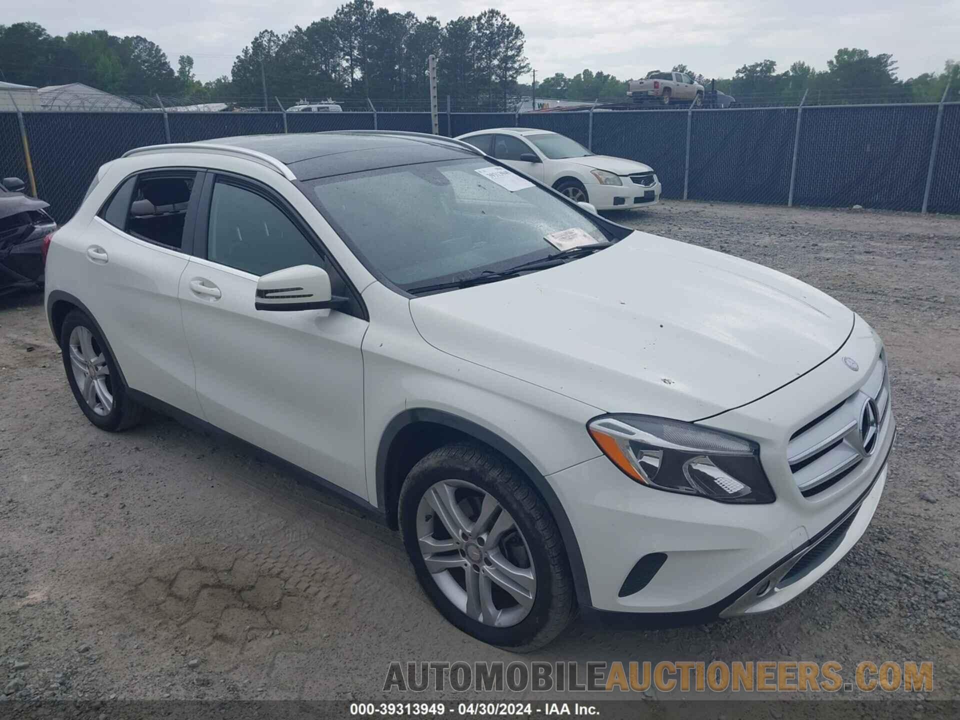 WDCTG4EB3FJ171624 MERCEDES-BENZ GLA 250 2015