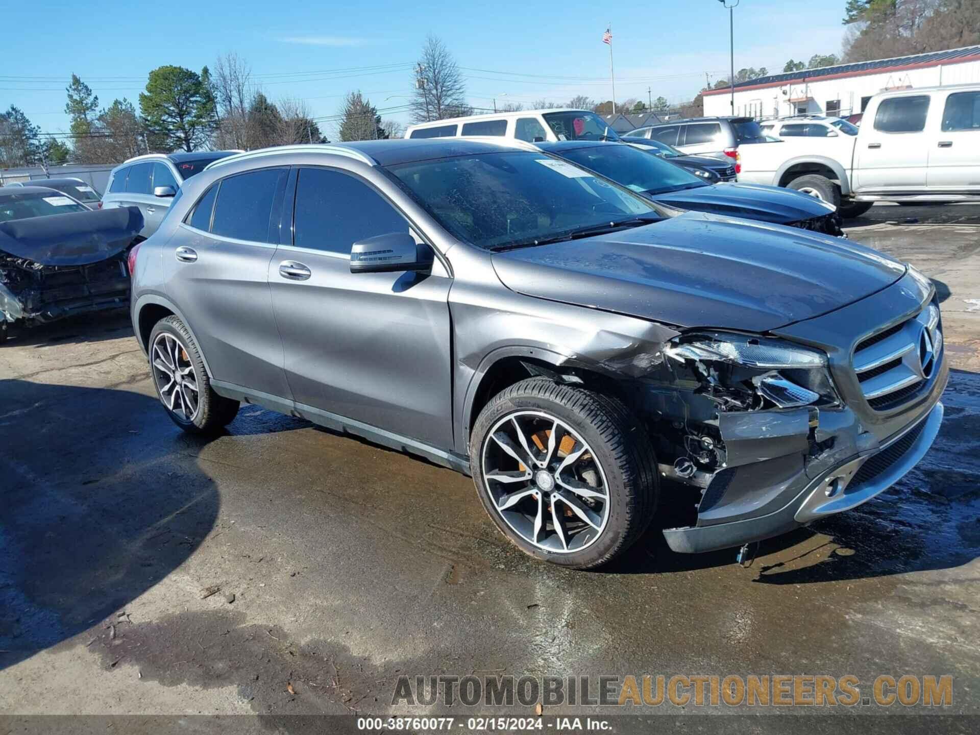 WDCTG4EB3GJ215557 MERCEDES-BENZ GLA 250 2016