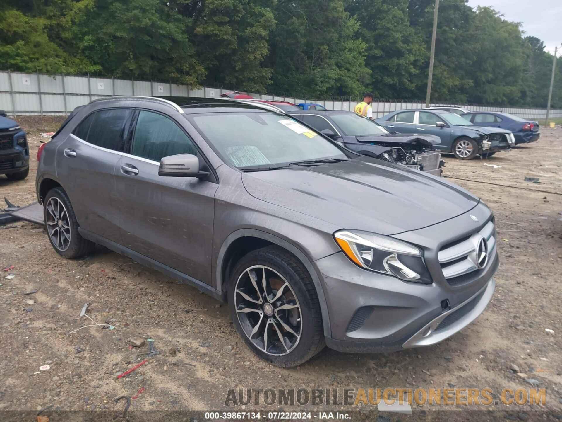 WDCTG4EB3GJ266606 MERCEDES-BENZ GLA 250 2016