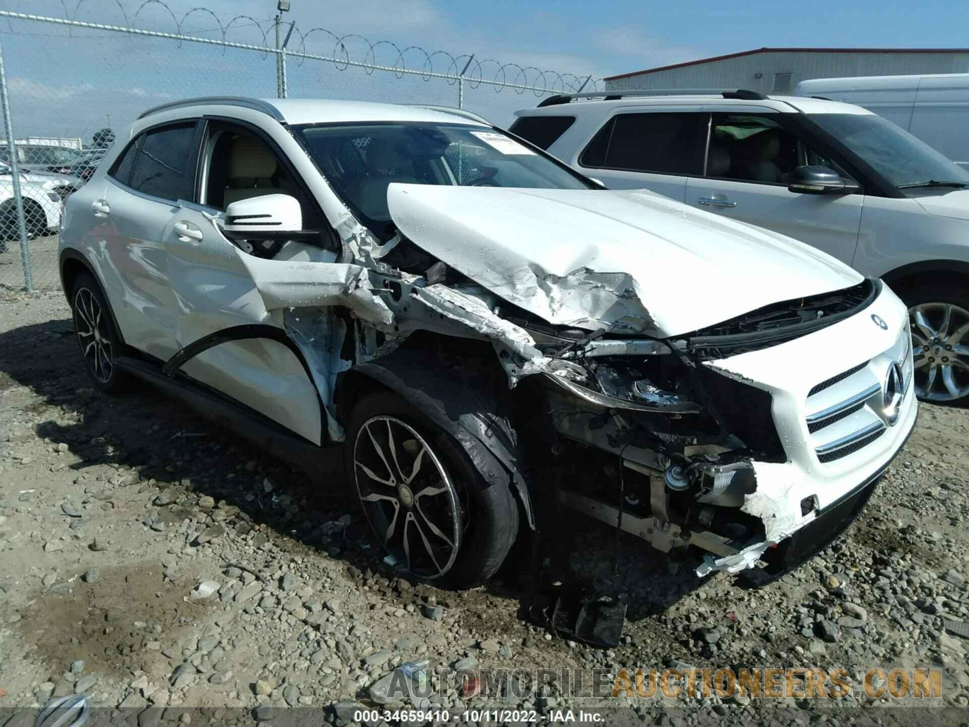 WDCTG4EB3HJ313036 MERCEDES-BENZ GLA 2017