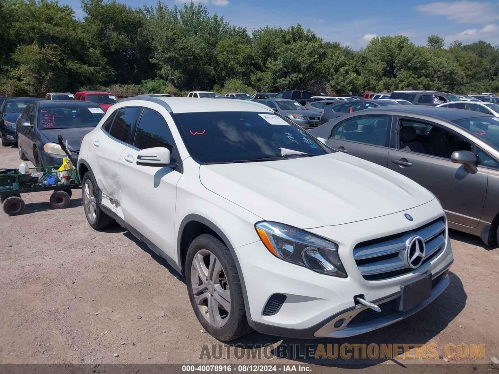 WDCTG4EB3HJ342195 MERCEDES-BENZ GLA 250 2017