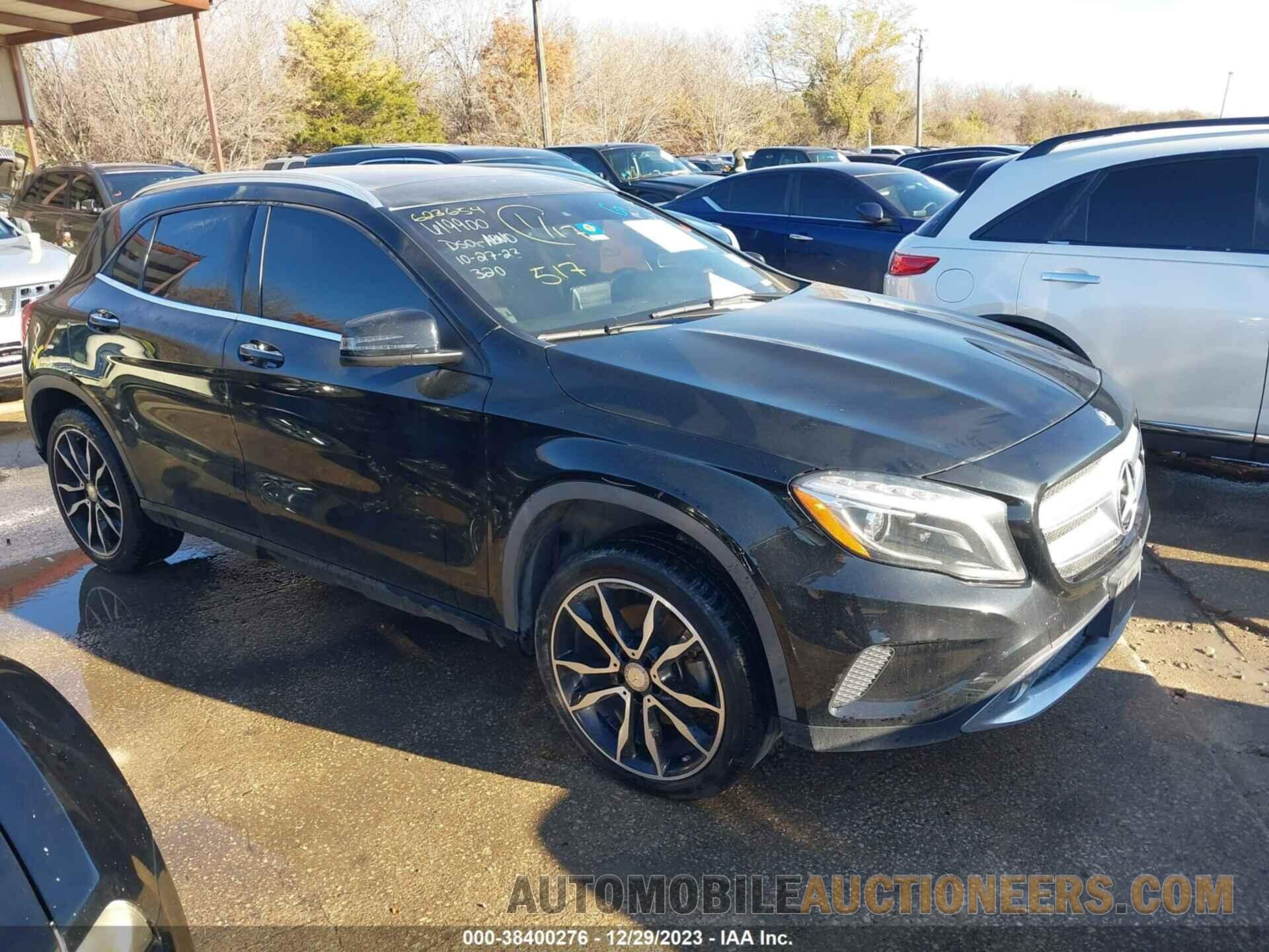 WDCTG4EB4GJ202204 MERCEDES-BENZ GLA 250 2016