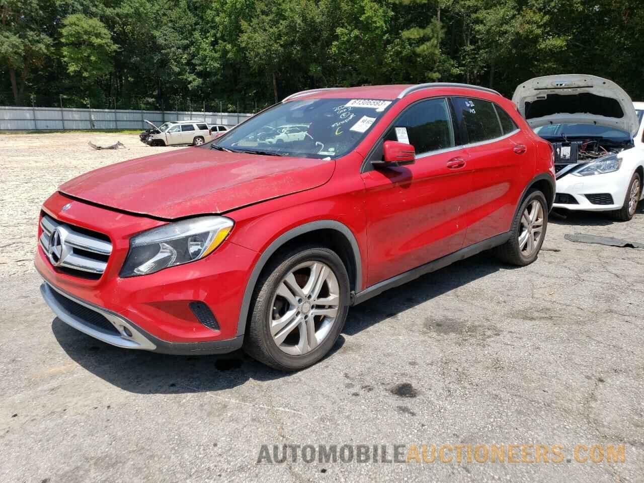 WDCTG4EB4GJ202431 MERCEDES-BENZ GLA-CLASS 2016