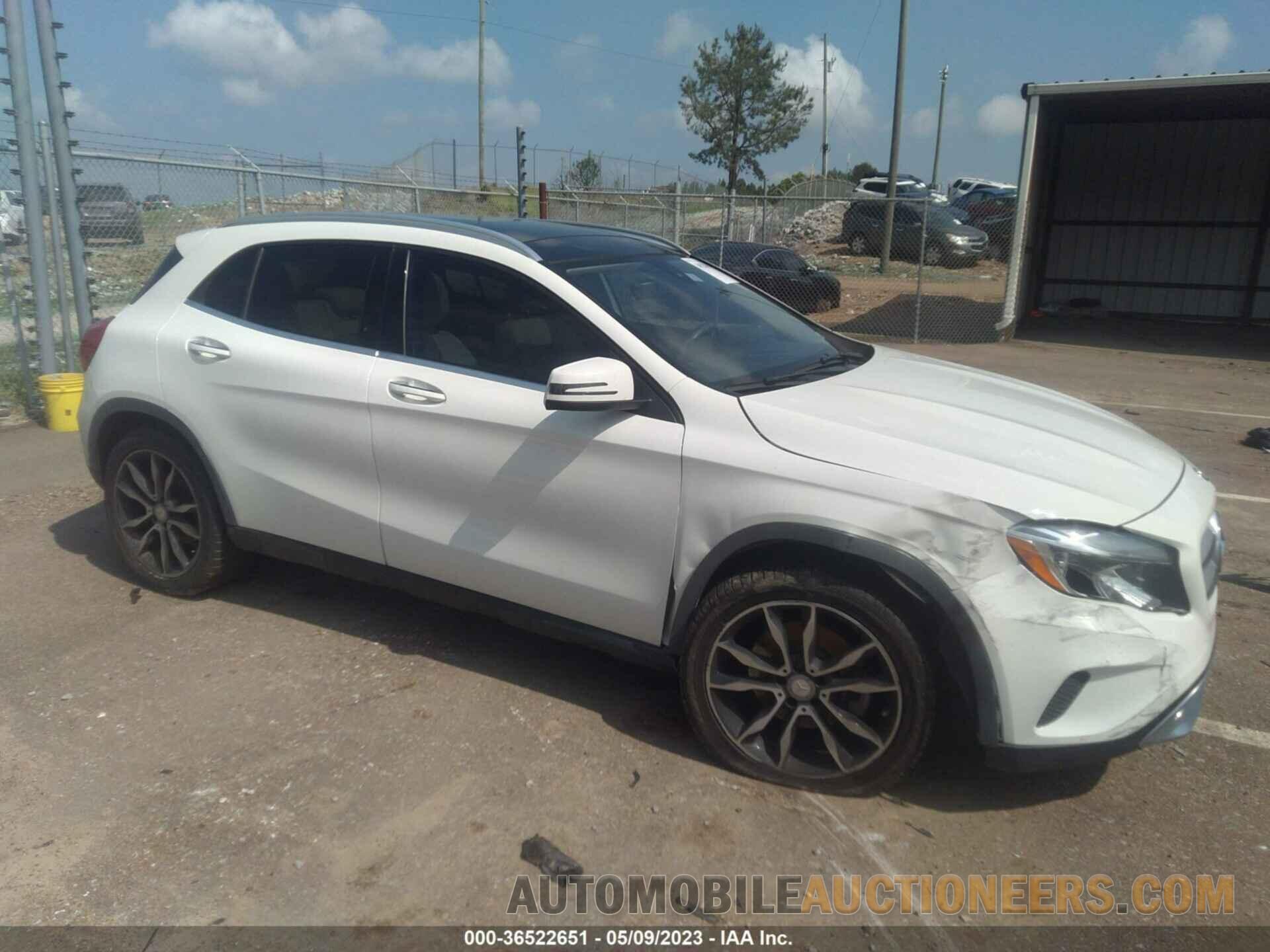 WDCTG4EB4GJ229404 MERCEDES-BENZ GLA 2016