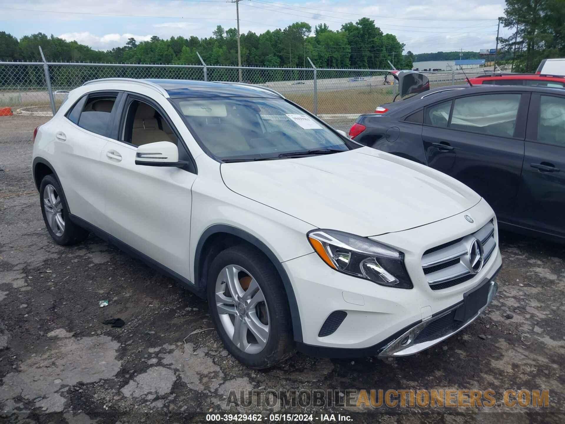 WDCTG4EB4GJ231928 MERCEDES-BENZ GLA 2016