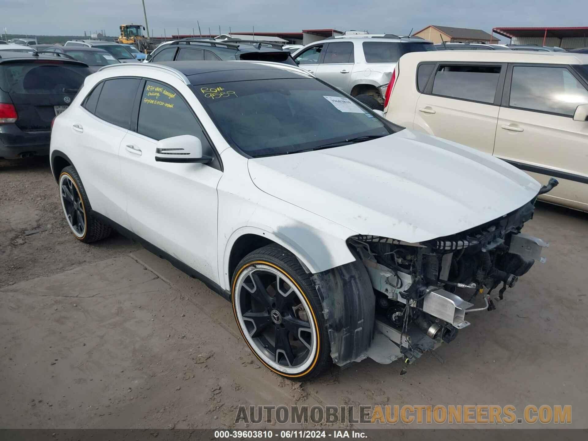 WDCTG4EB4KU017934 MERCEDES-BENZ GLA 250 2019