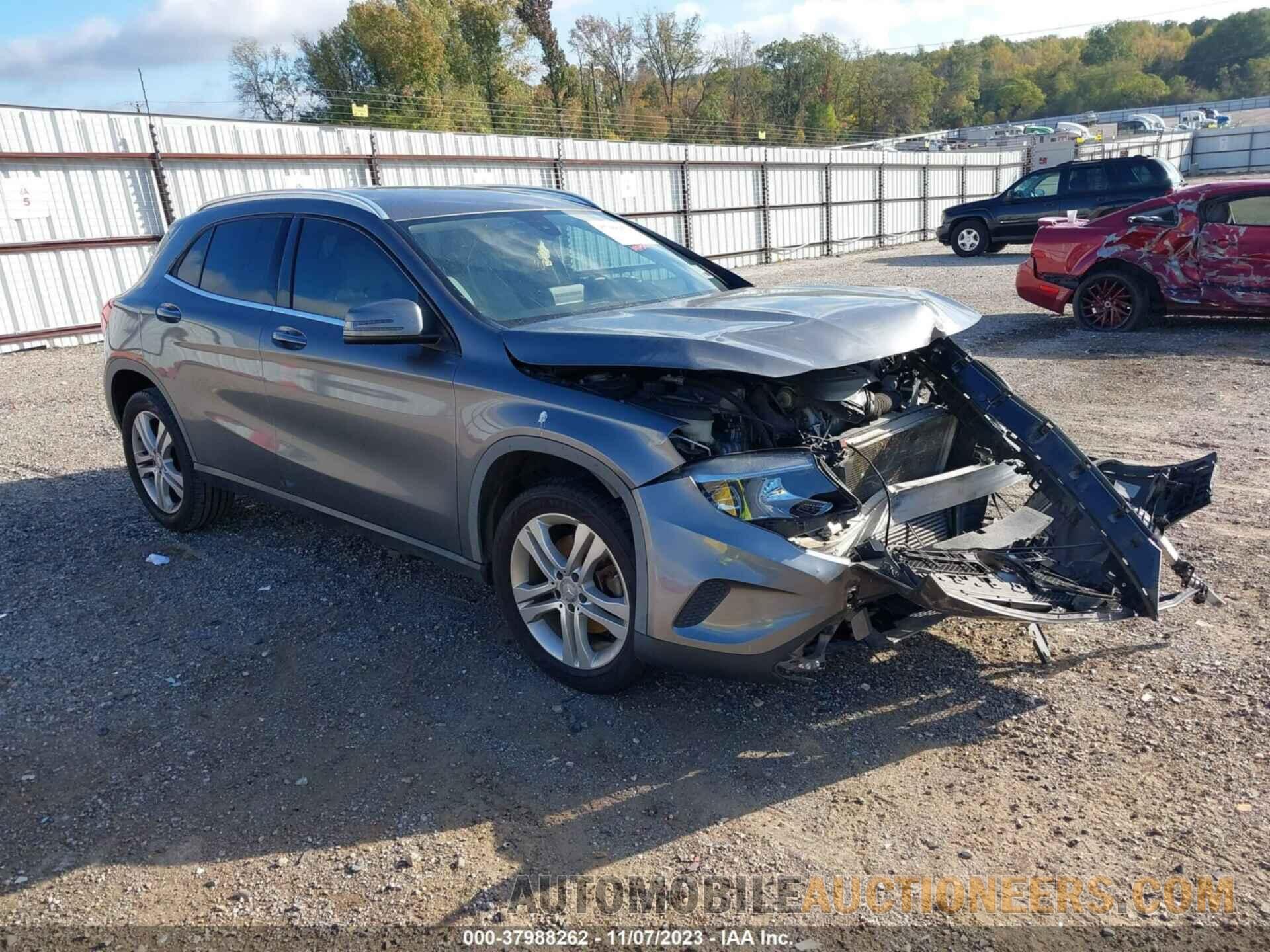 WDCTG4EB5GJ214054 MERCEDES-BENZ GLA 250 2016