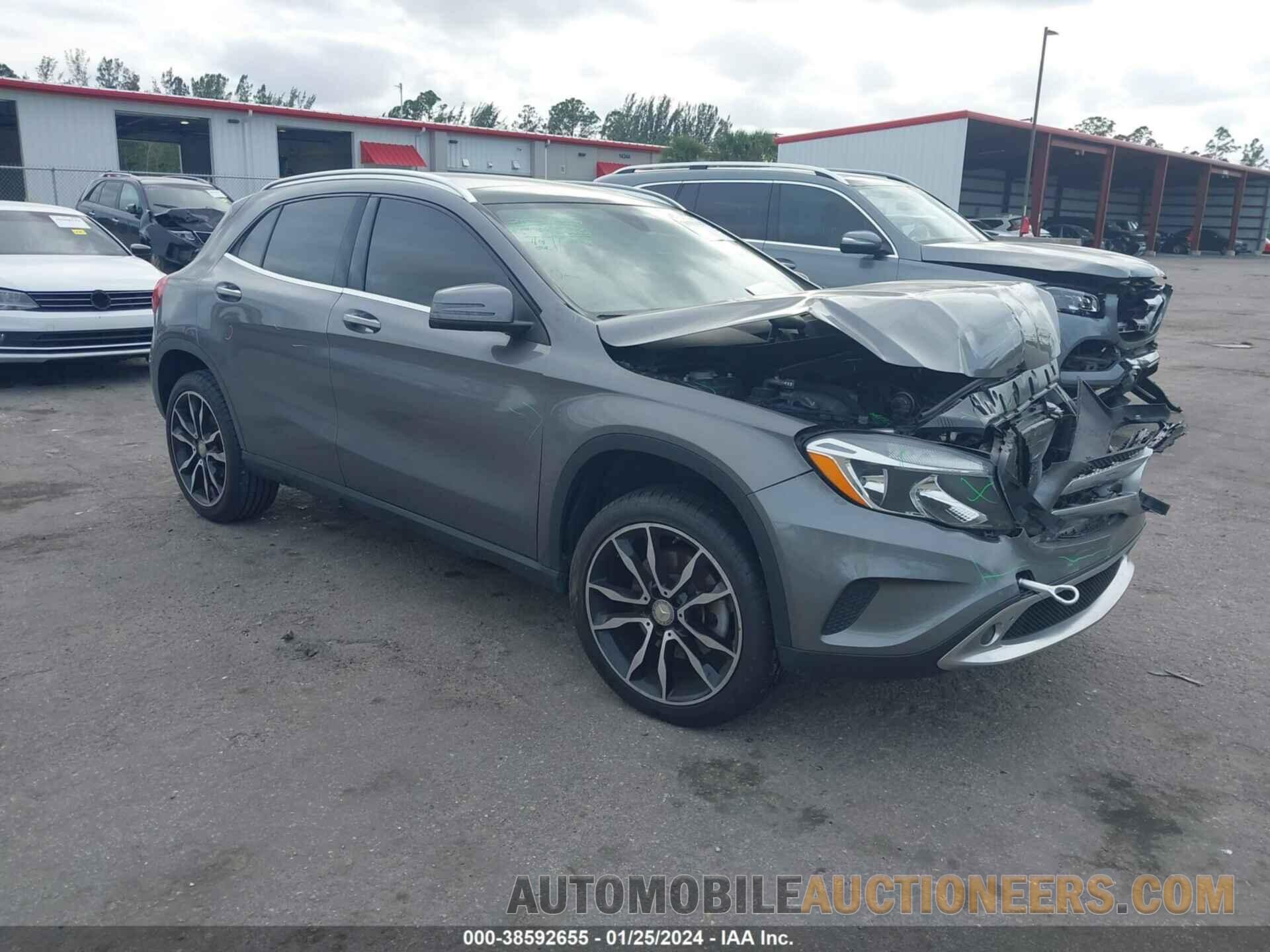 WDCTG4EB5GJ249001 MERCEDES-BENZ GLA 250 2016