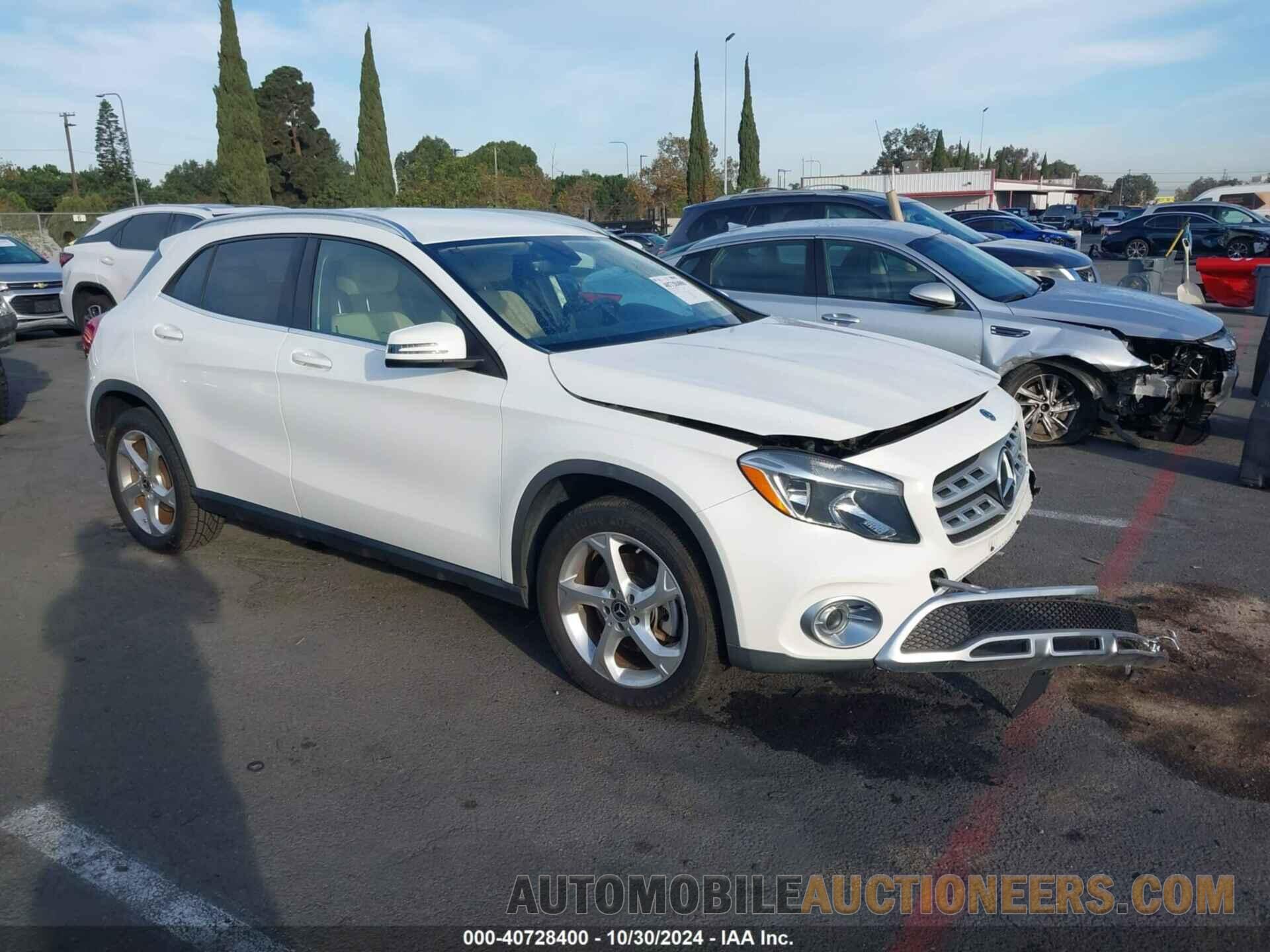 WDCTG4EB5KU001208 MERCEDES-BENZ GLA 250 2019