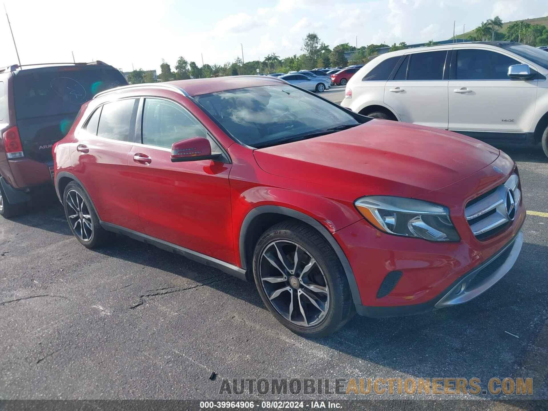 WDCTG4EB6FJ125852 MERCEDES-BENZ GLA 250 2015