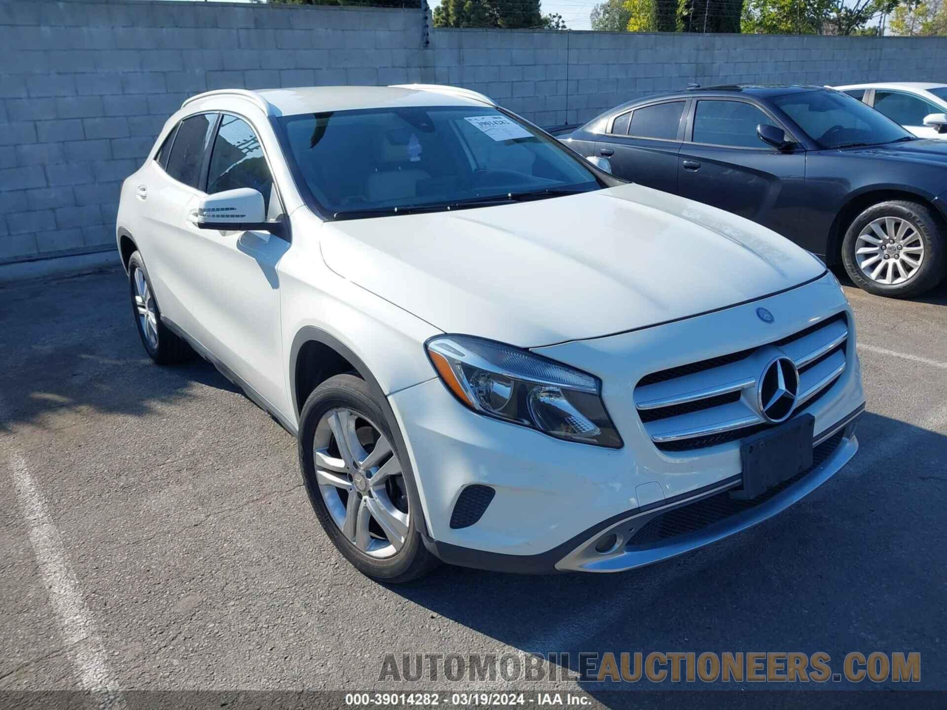 WDCTG4EB6GJ212345 MERCEDES-BENZ GLA 250 2016