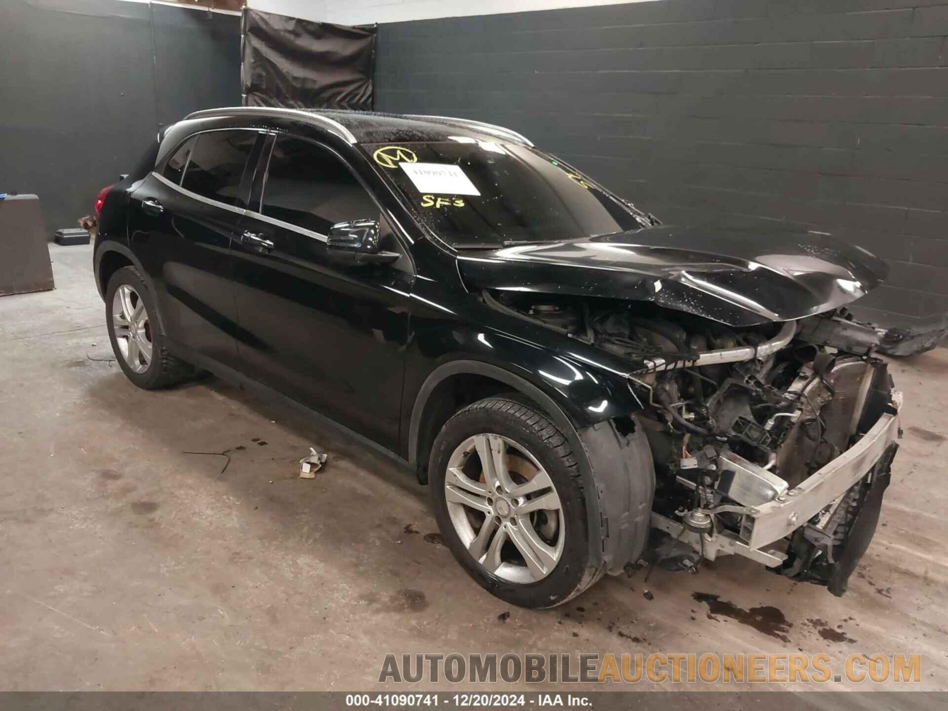 WDCTG4EB6GJ235026 MERCEDES-BENZ GLA 2016