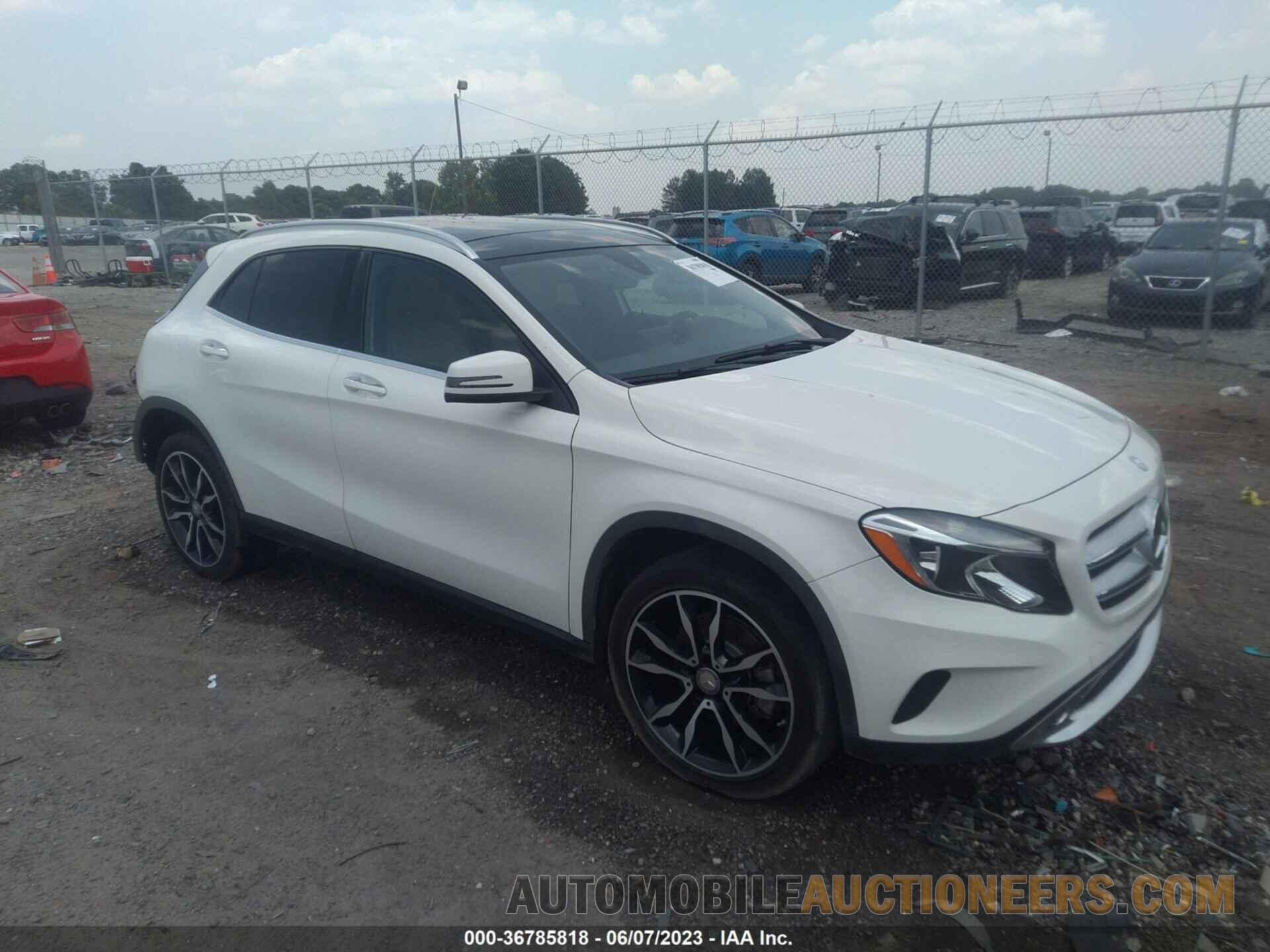 WDCTG4EB6GJ255115 MERCEDES-BENZ GLA 2016