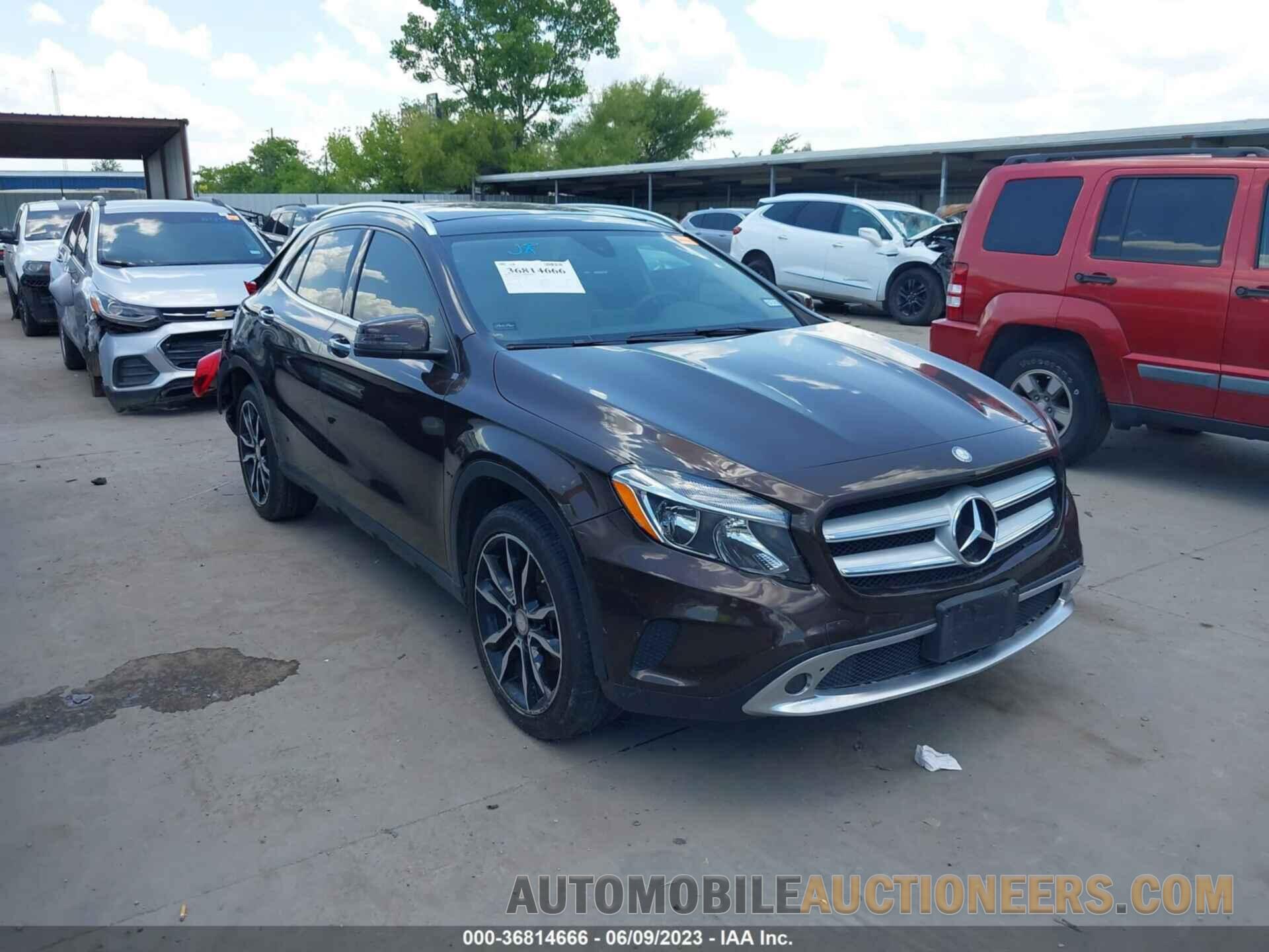 WDCTG4EB6GJ265384 MERCEDES-BENZ GLA 2016