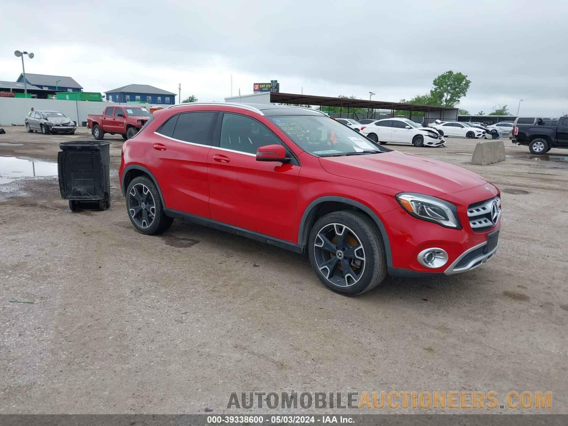 WDCTG4EB6KU013688 MERCEDES-BENZ GLA 250 2019