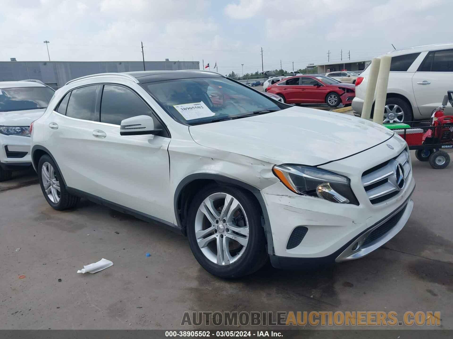 WDCTG4EB7FJ136147 MERCEDES-BENZ GLA 250 2015