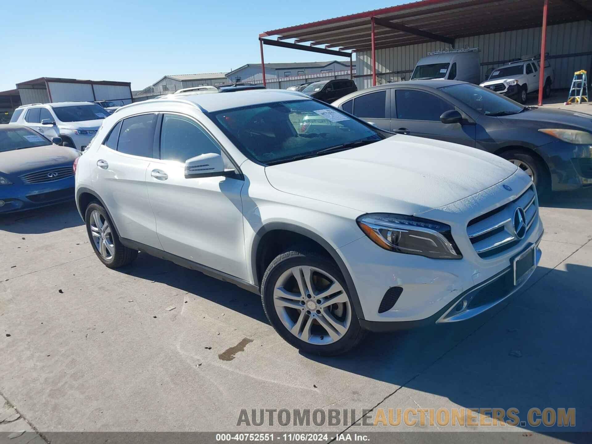 WDCTG4EB7FJ140389 MERCEDES-BENZ GLA 250 2015