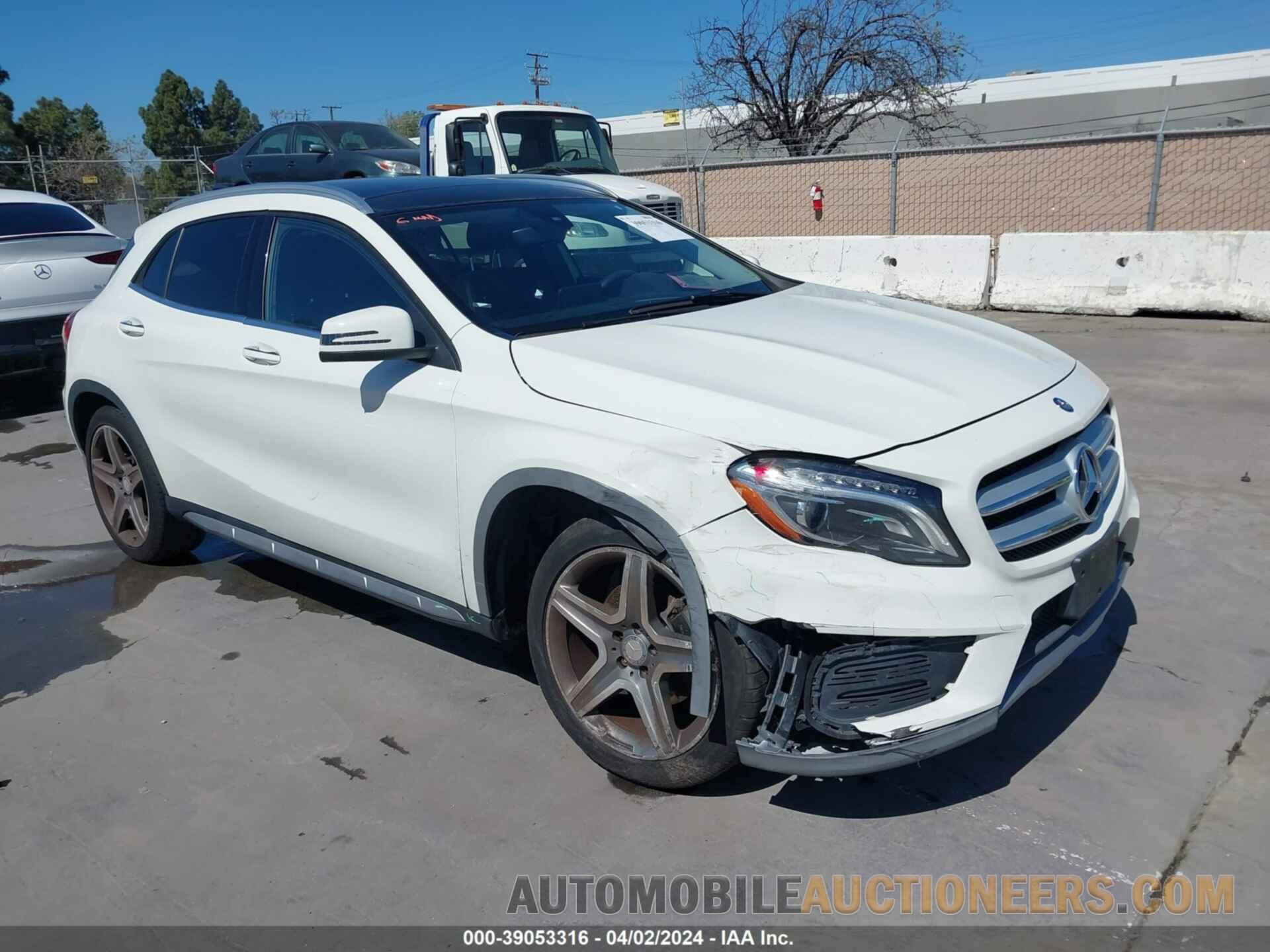 WDCTG4EB7GJ192722 MERCEDES-BENZ GLA 250 2016