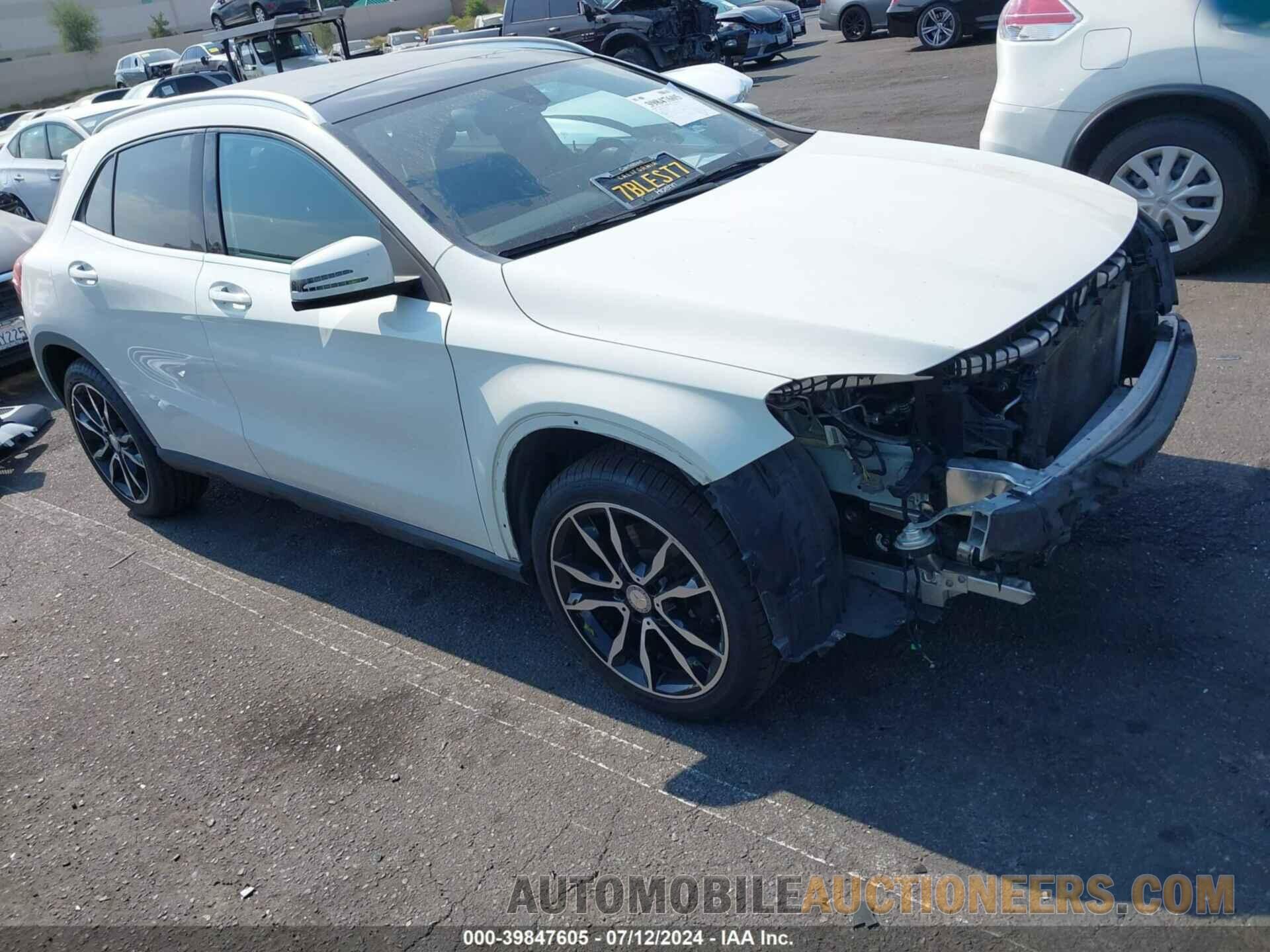 WDCTG4EB8HJ353547 MERCEDES-BENZ GLA 250 2017