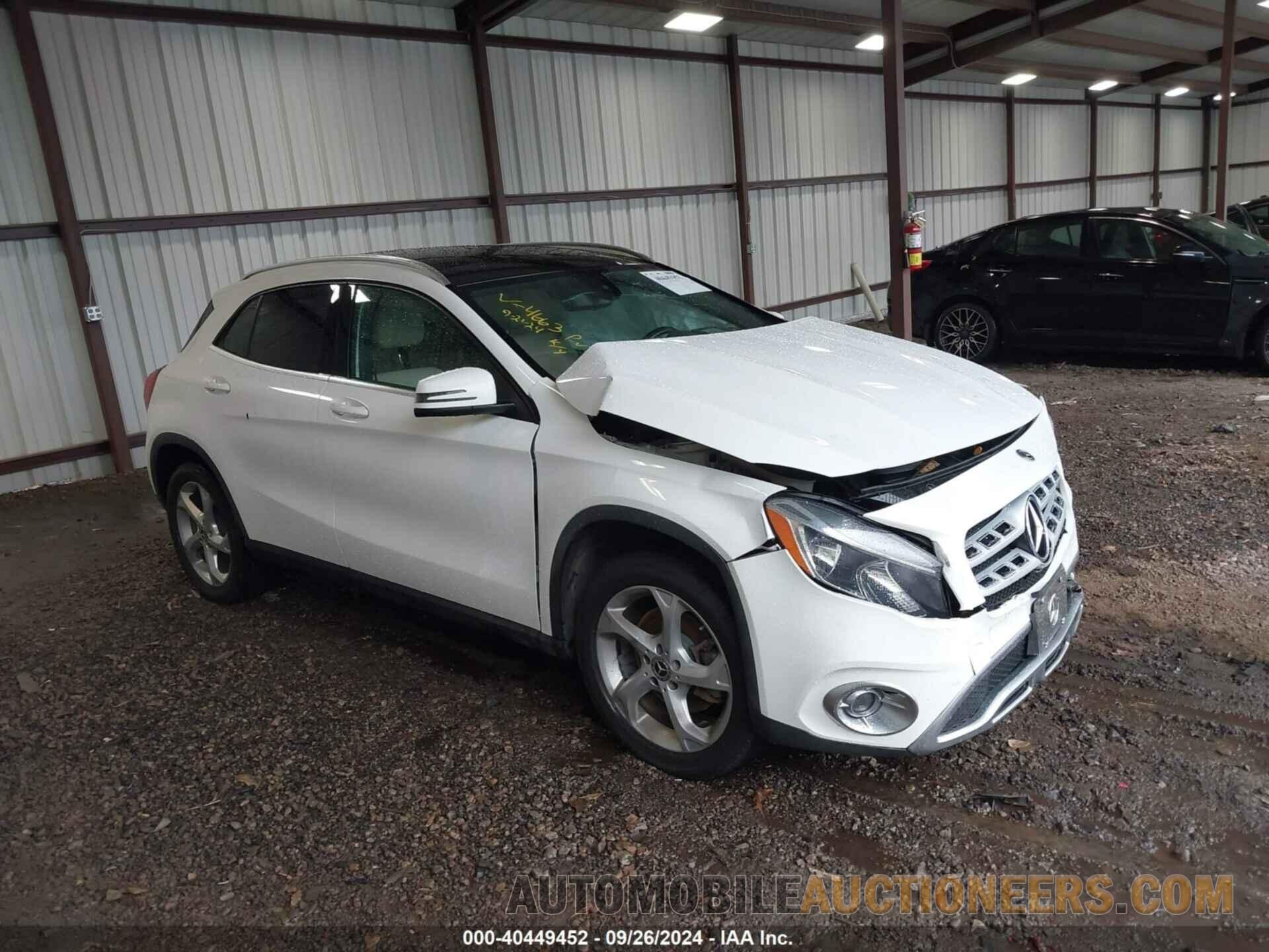 WDCTG4EB8KJ554663 MERCEDES-BENZ GLA 250 2019