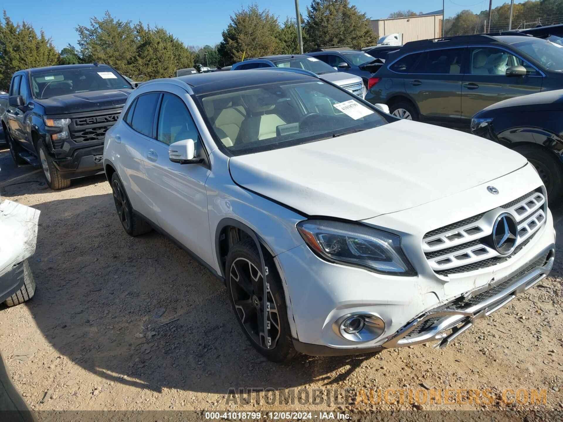 WDCTG4EB8KU011182 MERCEDES-BENZ GLA 250 2019