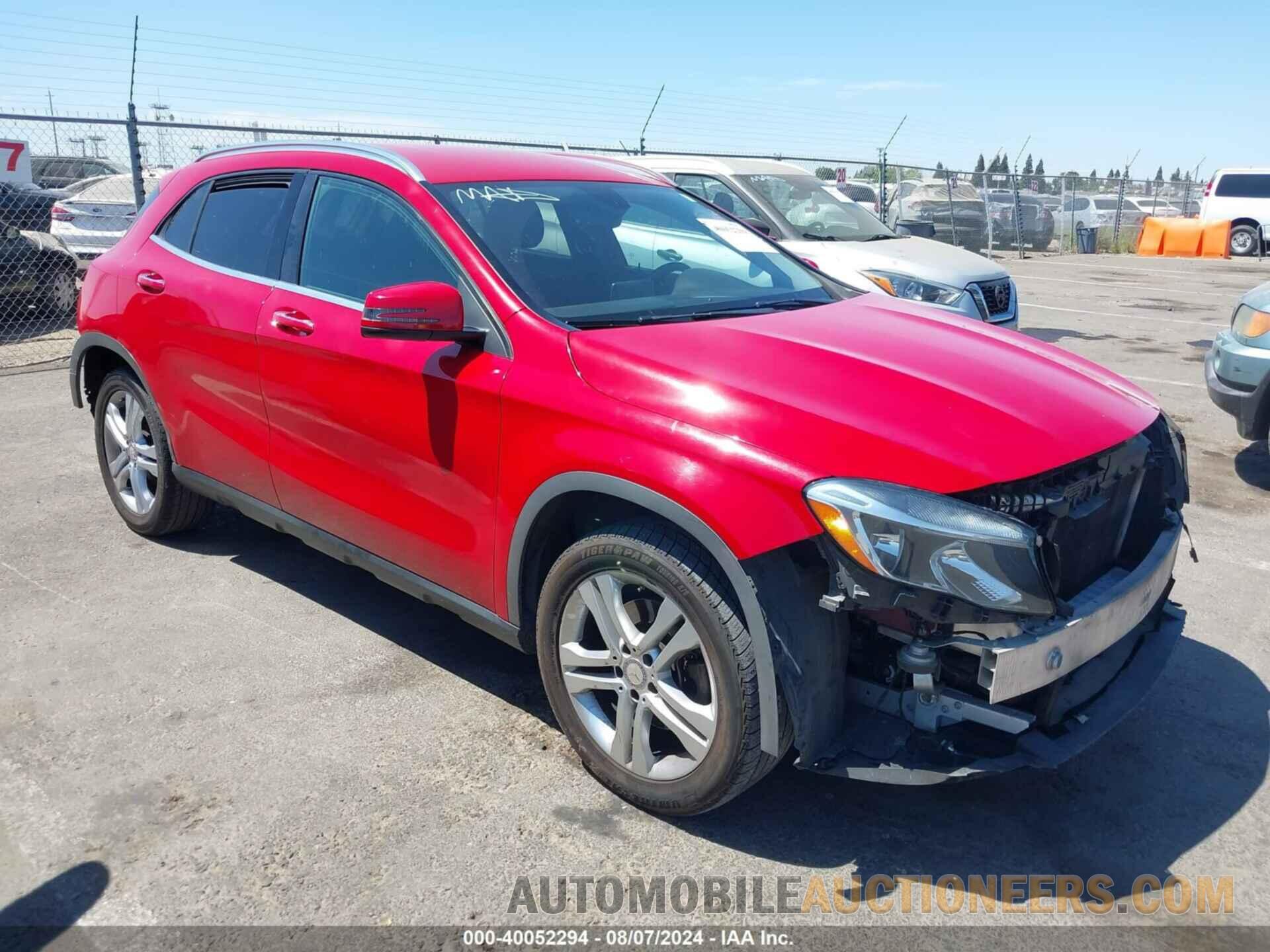 WDCTG4EB9FJ166959 MERCEDES-BENZ GLA 250 2015