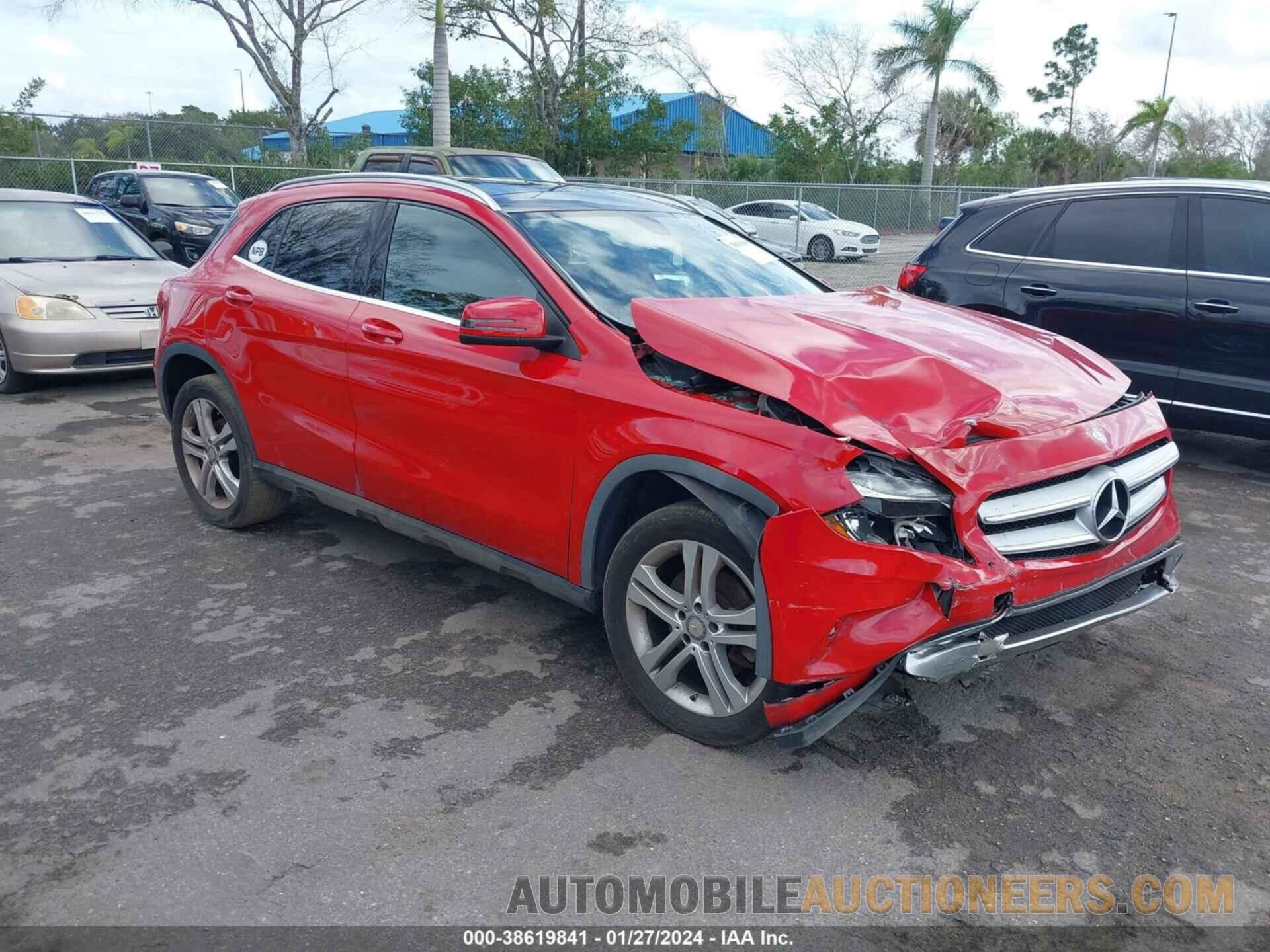 WDCTG4EB9FJ188248 MERCEDES-BENZ GLA 250 2015