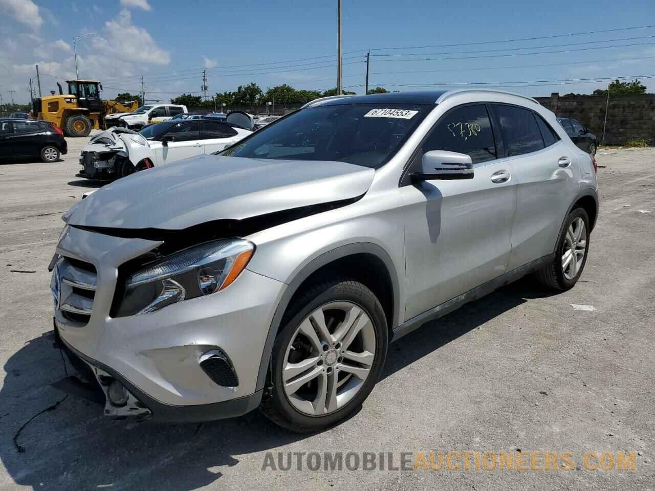 WDCTG4EB9GJ205387 MERCEDES-BENZ GLA-CLASS 2016