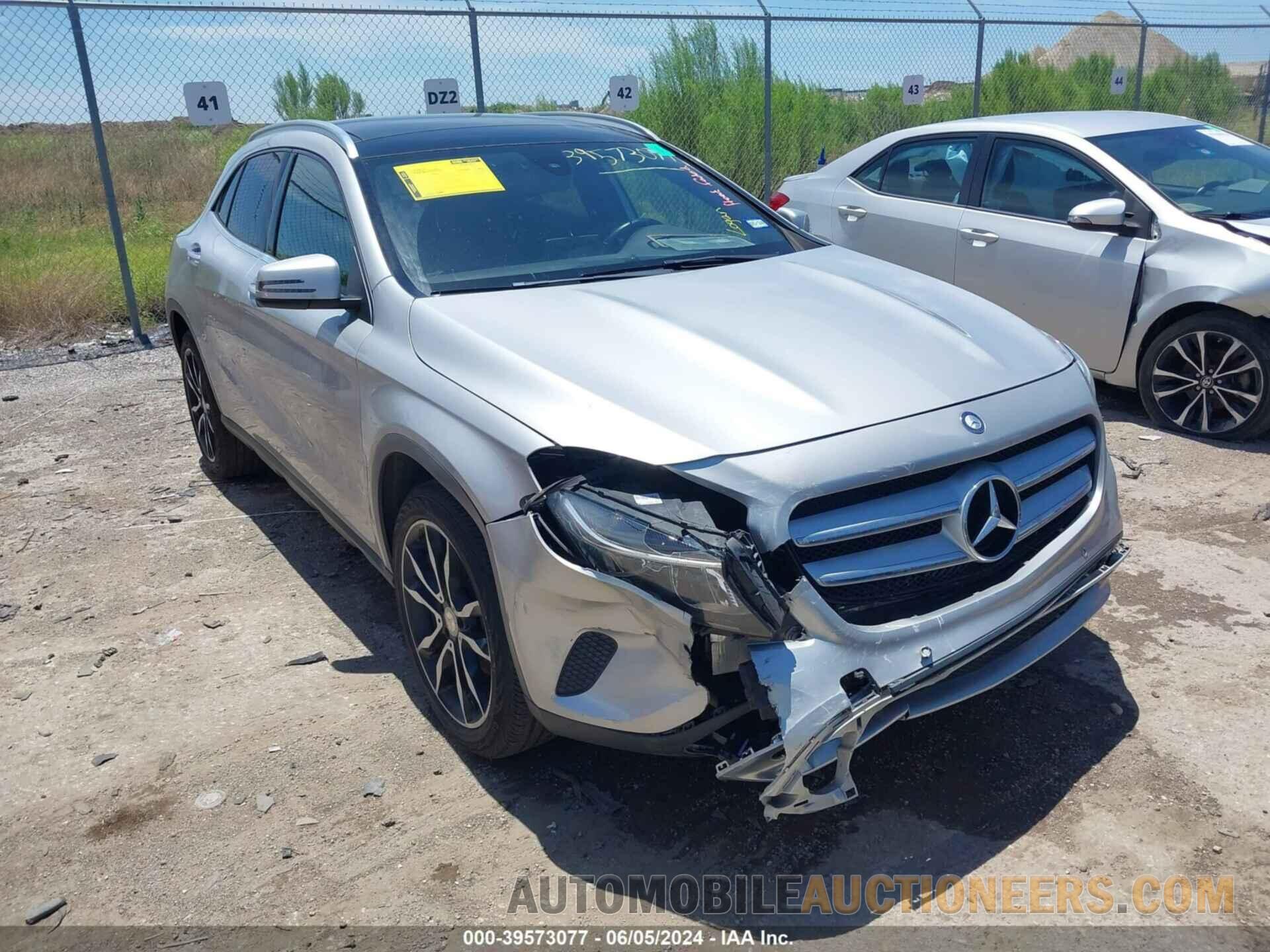 WDCTG4EB9GJ215319 MERCEDES-BENZ GLA 2016