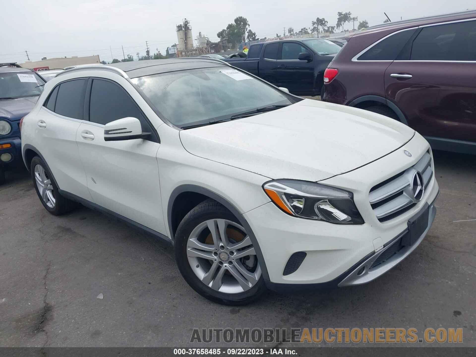 WDCTG4EB9GJ251401 MERCEDES-BENZ GLA 2016