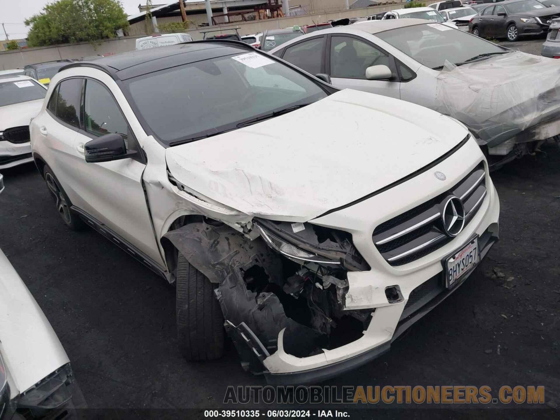 WDCTG4EB9GJ252015 MERCEDES-BENZ GLA 250 2016