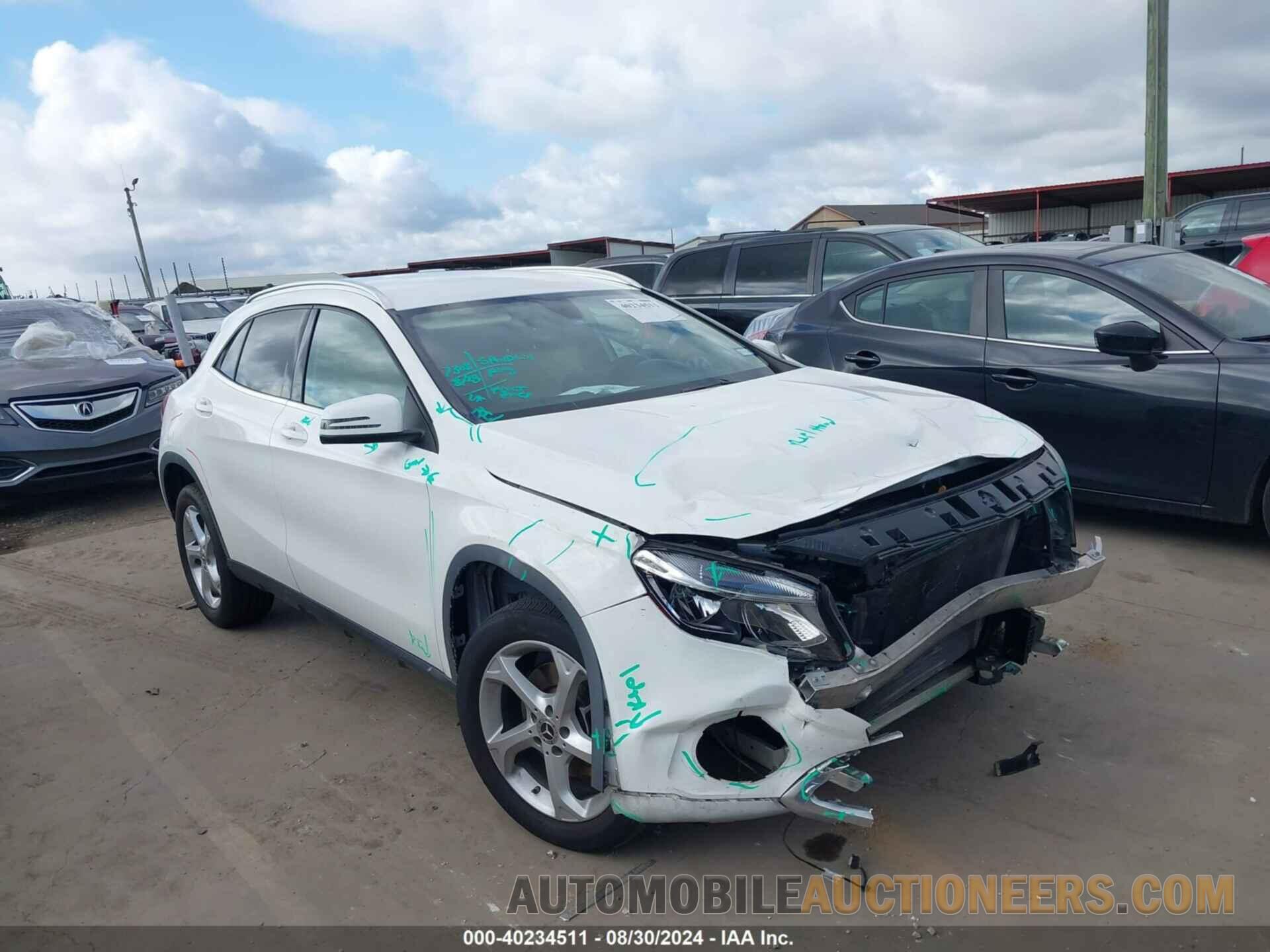 WDCTG4EB9KU014303 MERCEDES-BENZ GLA 2019