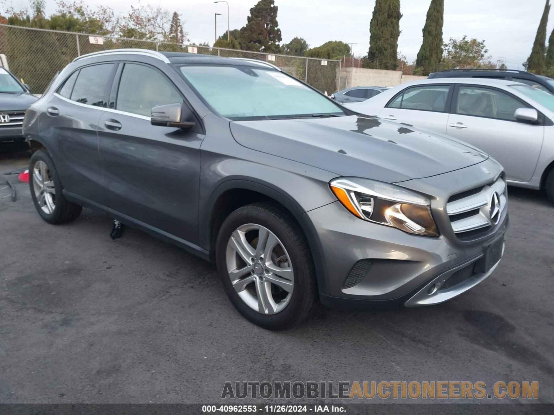 WDCTG4EBXFJ122825 MERCEDES-BENZ GLA 250 2015