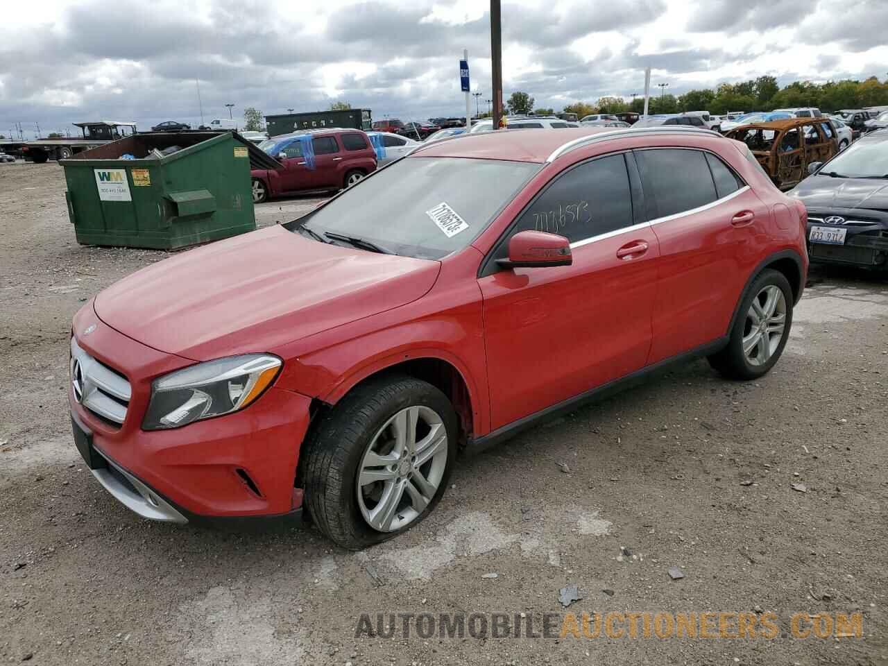 WDCTG4EBXFJ137857 MERCEDES-BENZ GLA-CLASS 2015