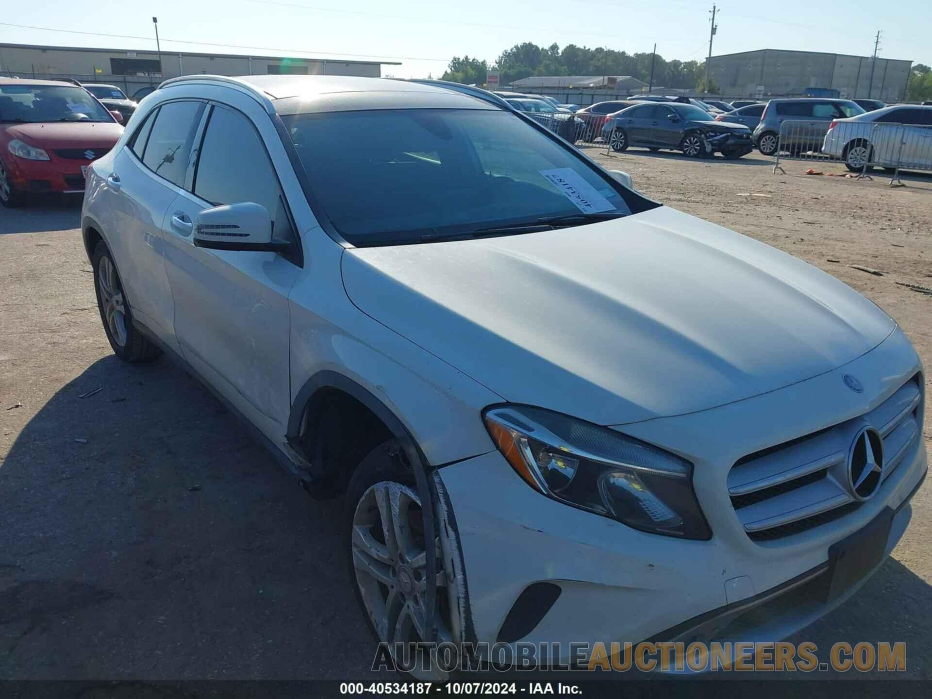 WDCTG4EBXGJ208346 MERCEDES-BENZ GLA 2016