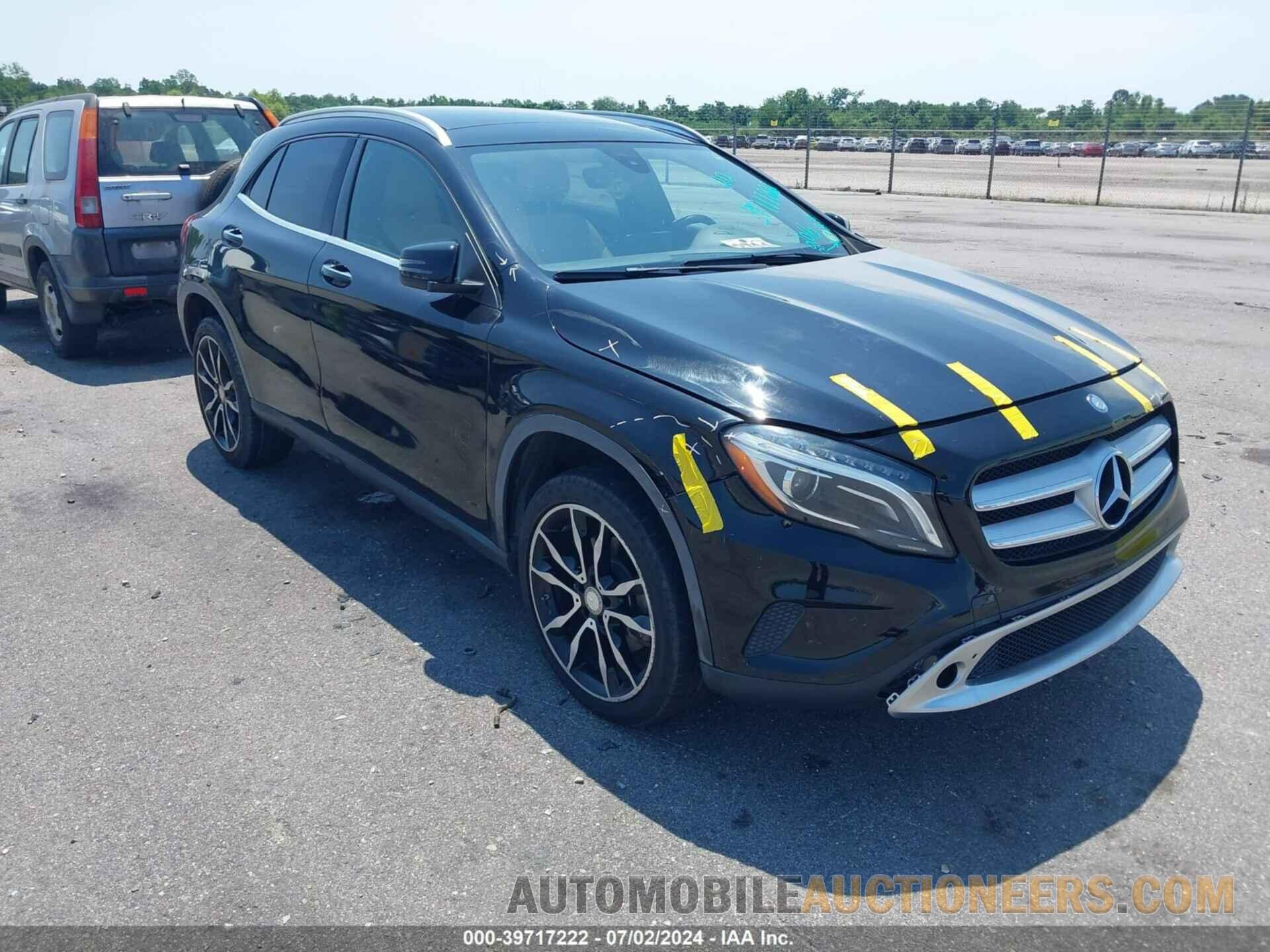 WDCTG4EBXGJ232792 MERCEDES-BENZ GLA 250 2016