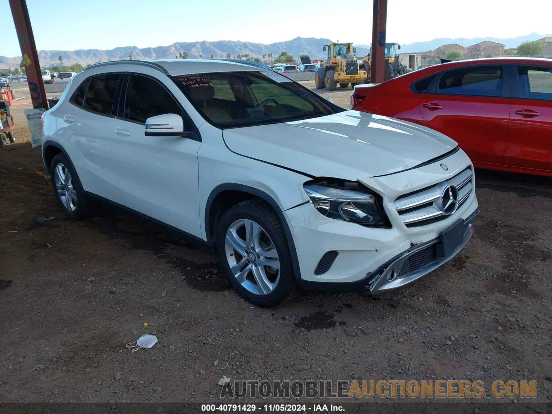 WDCTG4EBXHJ333090 MERCEDES-BENZ GLA 250 2017