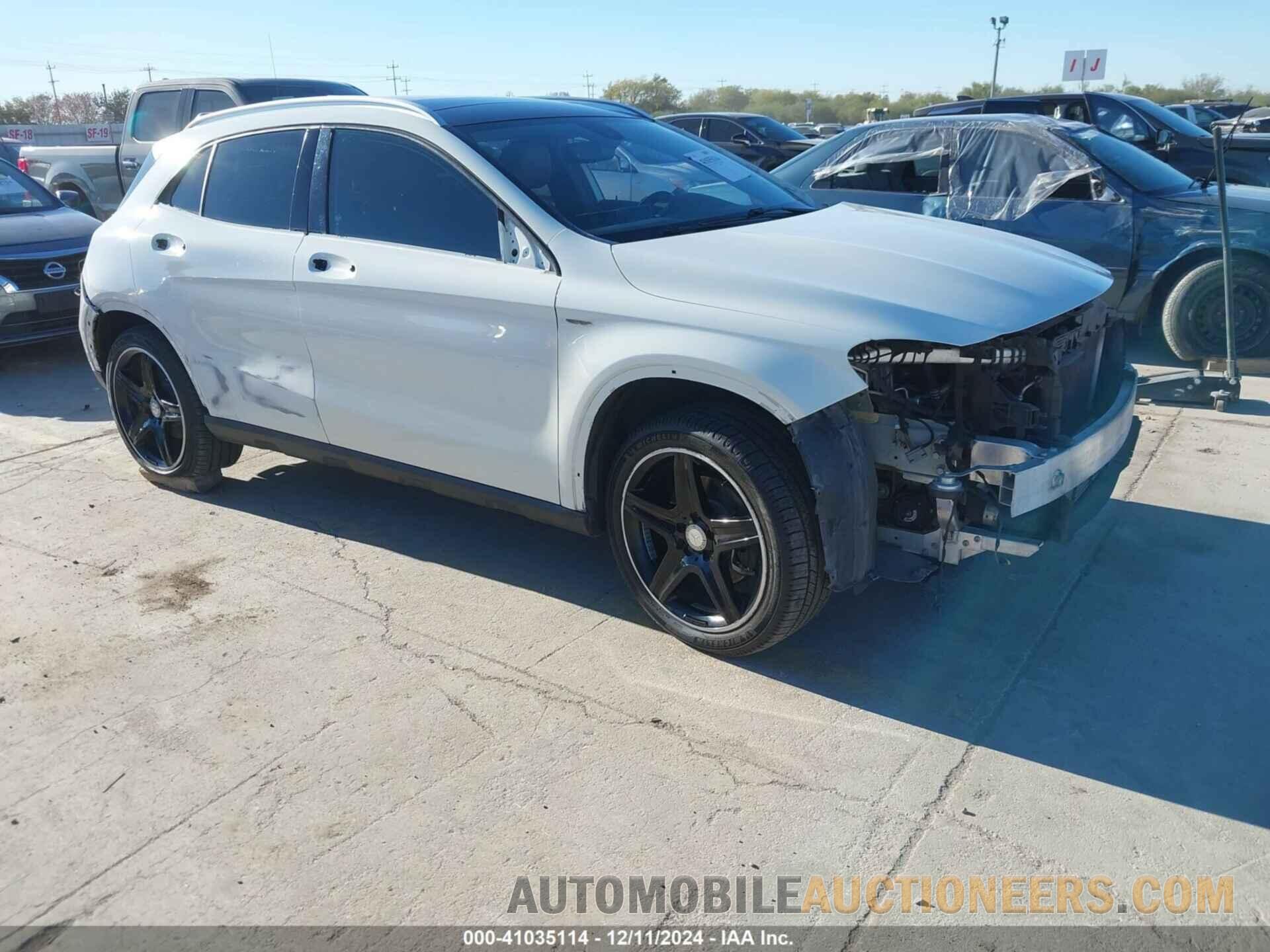 WDCTG4GB0FJ037604 MERCEDES-BENZ GLA 250 2015