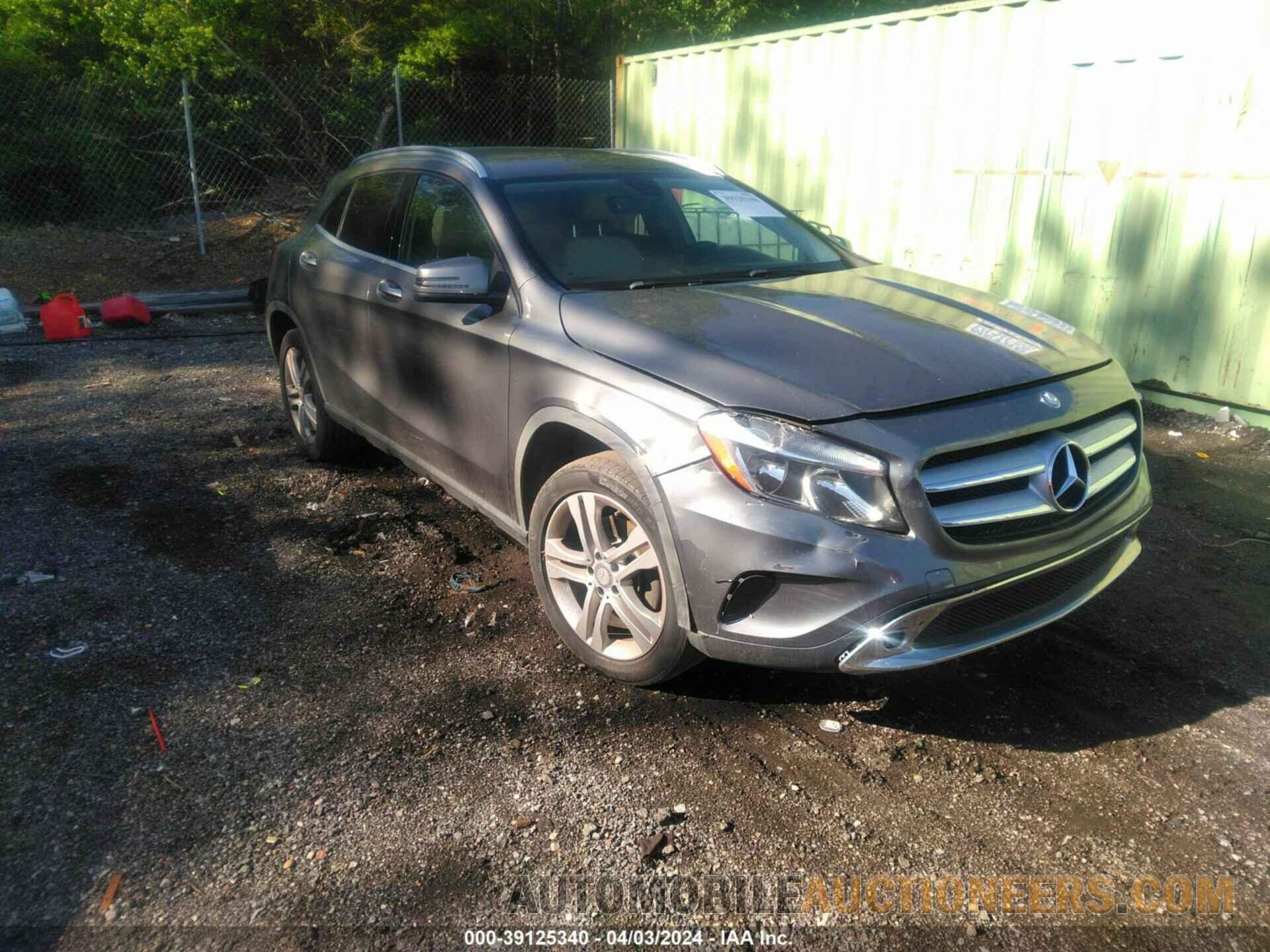 WDCTG4GB0FJ113323 MERCEDES-BENZ GLA 250 2015